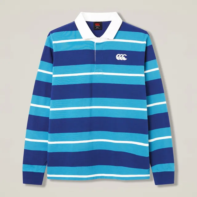 camiseta-de-rugby-canterbury-stripe-azul-para-hombre image 1