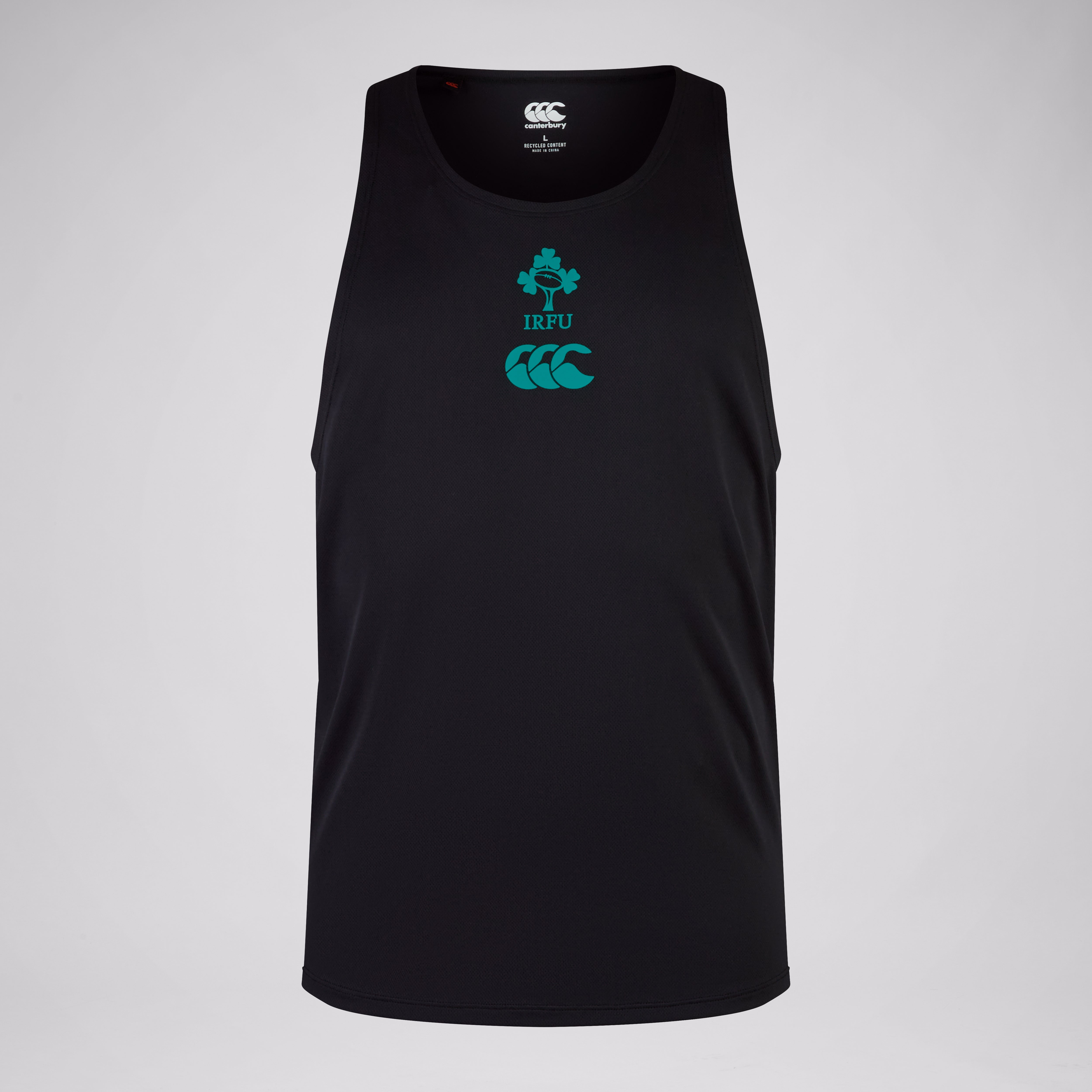 camiseta-sin-mangas-de-entrenamiento-canterbury-irlanda-poli-ster-negra-para-hom image 1