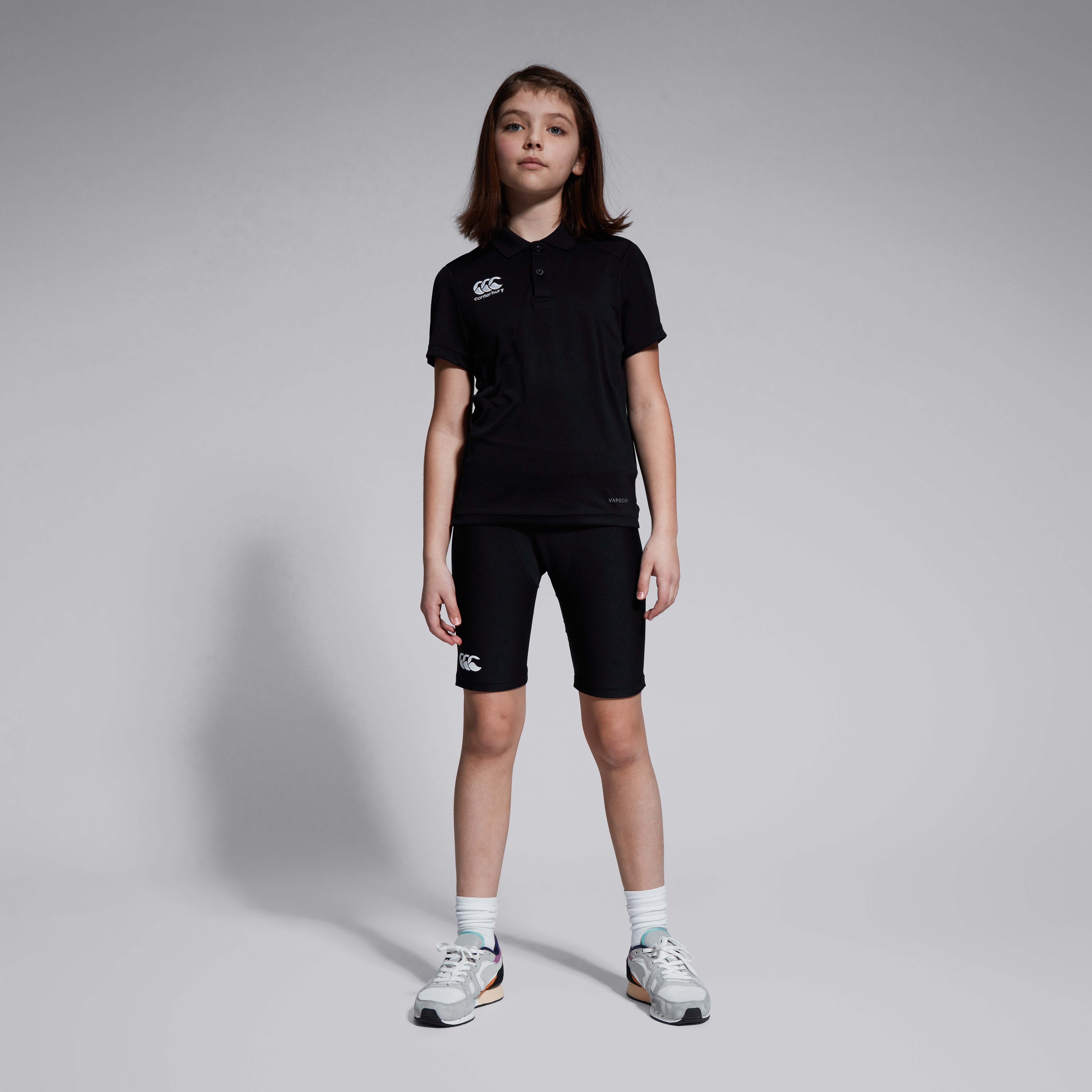 canterbury-club-dry-polo-shirt-negro-junior-unisex image 3