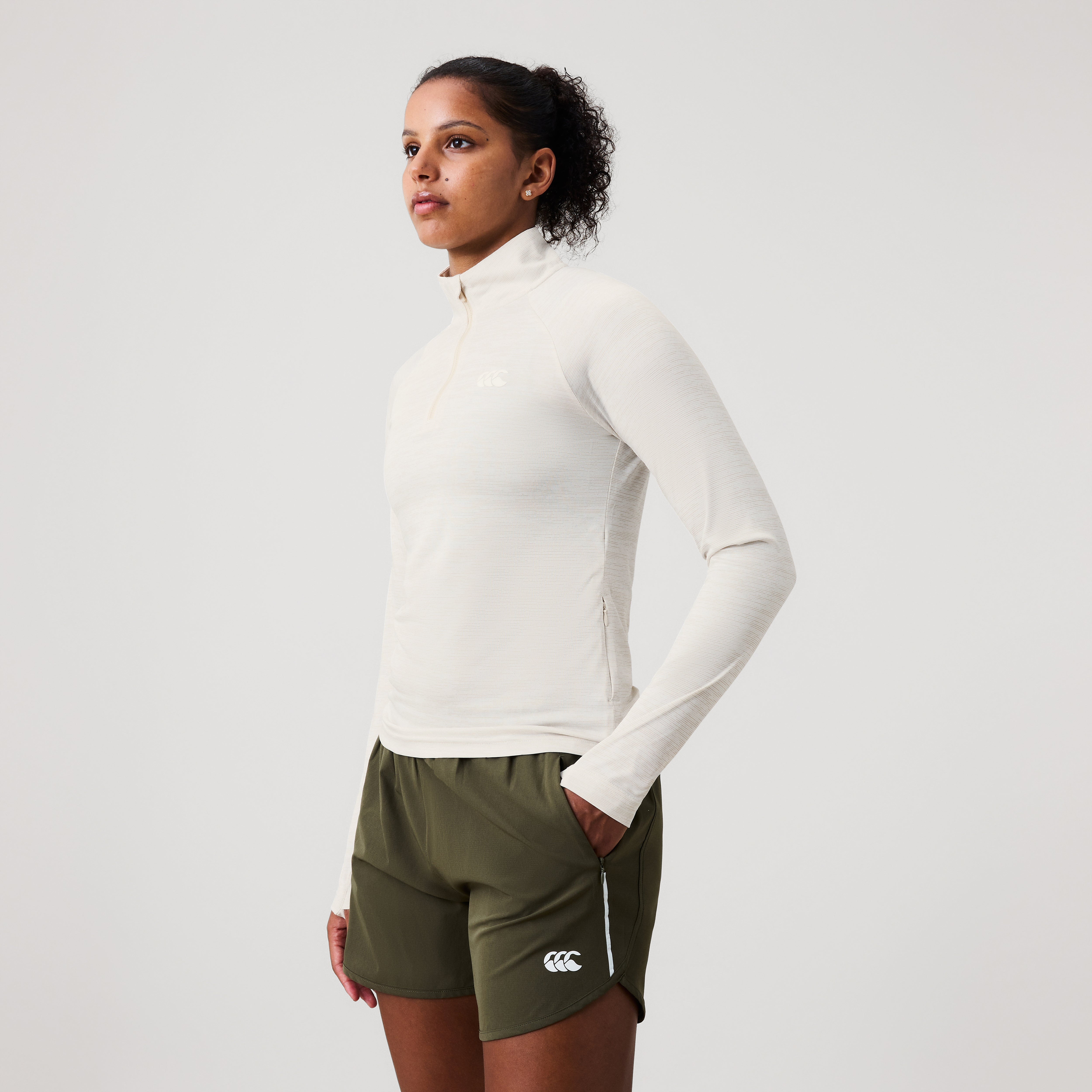 sudadera-de-media-cremallera-canterbury-tempo-1-4-zip-gris-para-mujer image 4