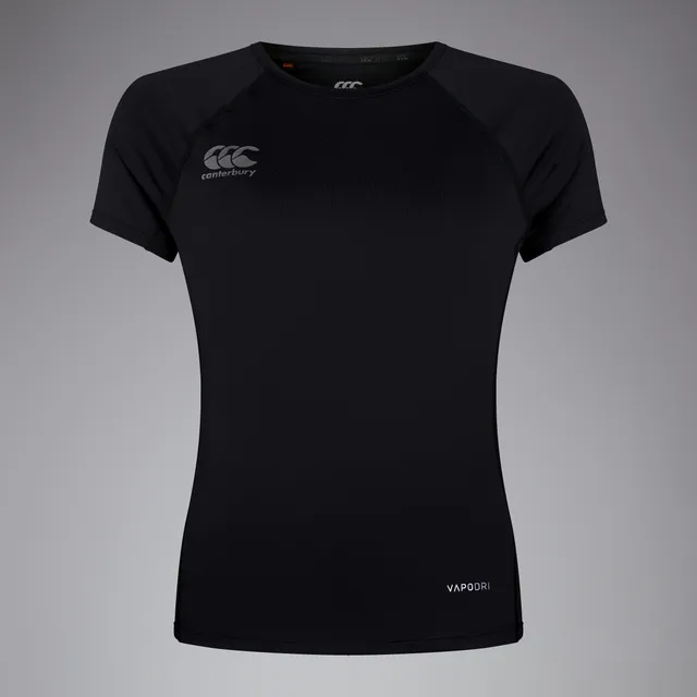 camiseta-canterbury-superlight-manga-corta-negra-para-mujer image 1