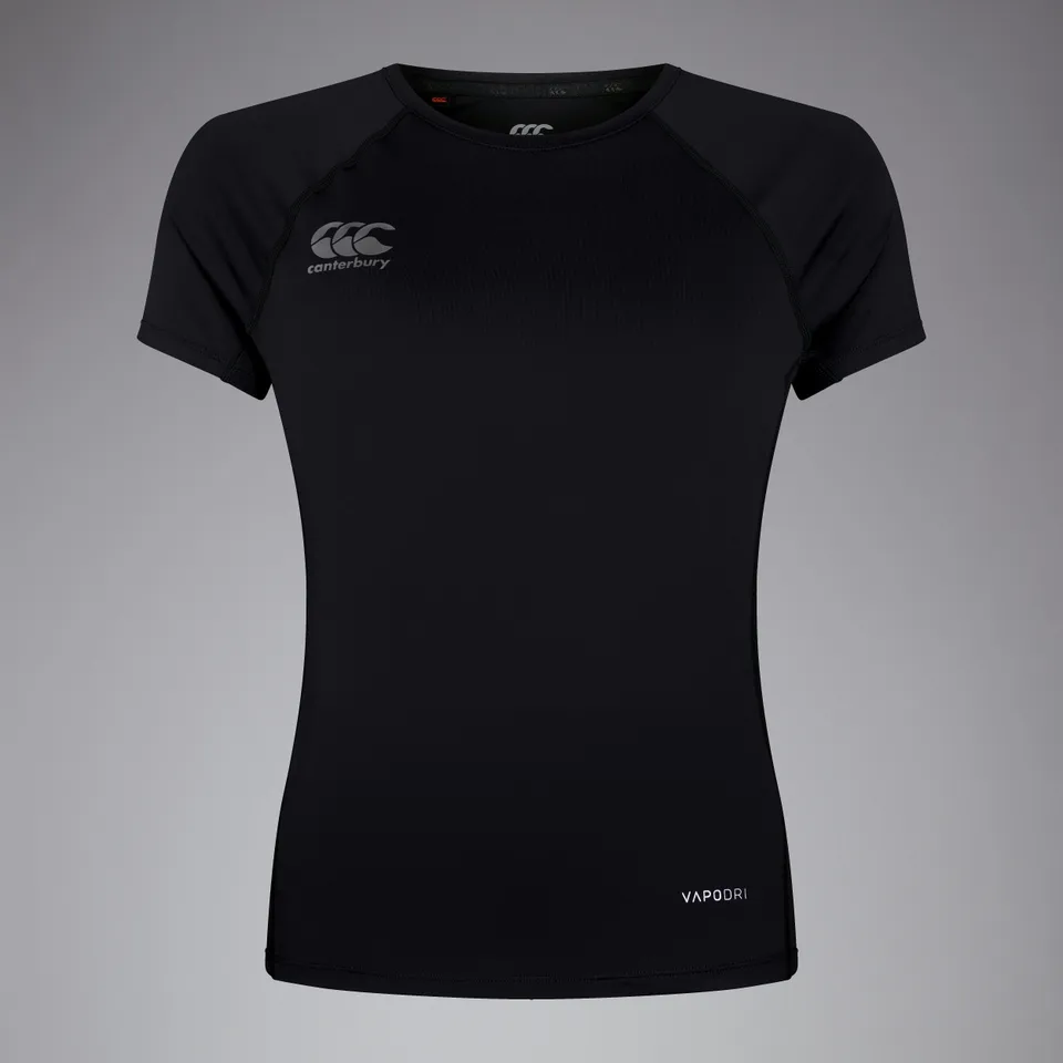 camiseta-canterbury-superlight-manga-corta-negra-para-mujer image 1