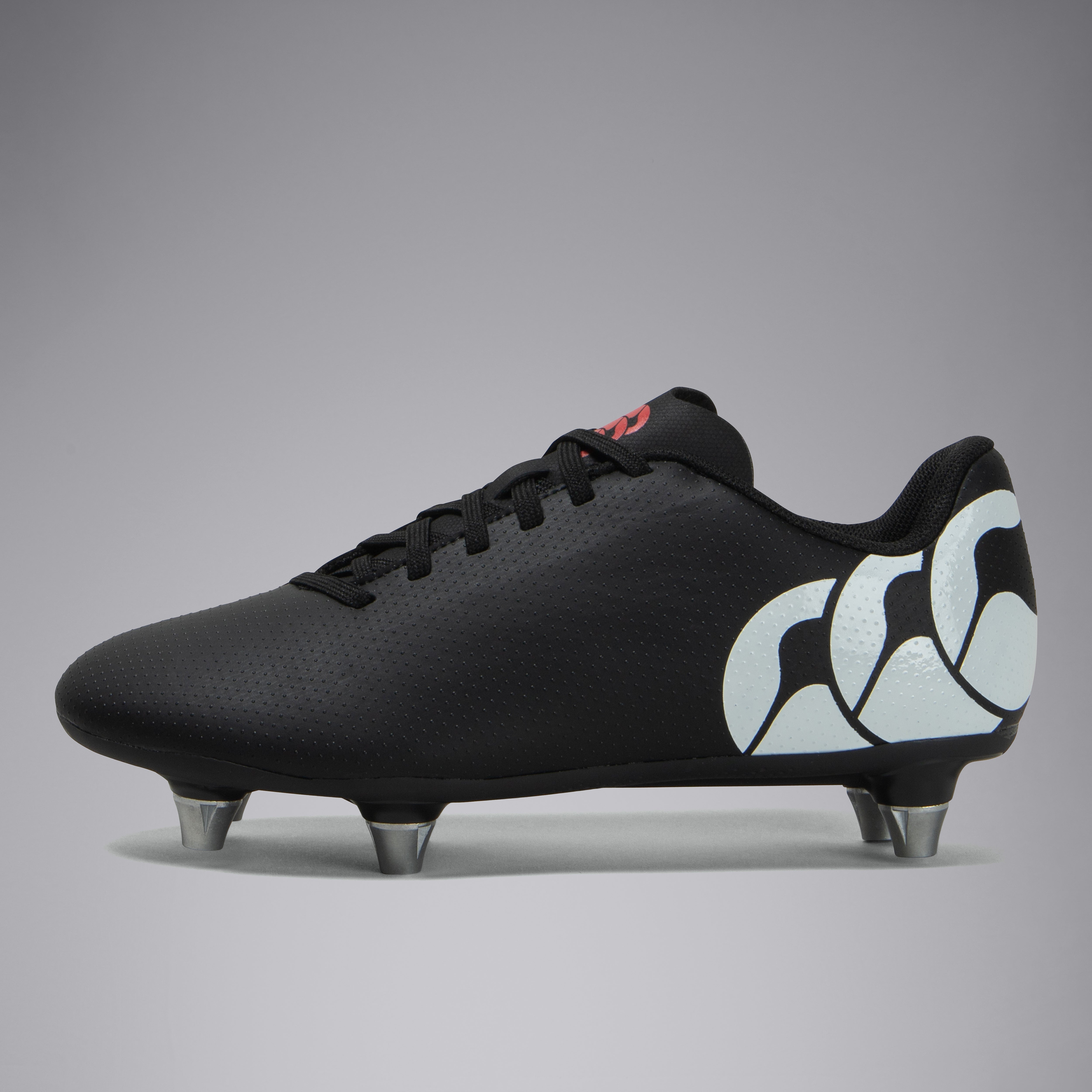 canterbury-speed-raze-junior-soft-ground-boots-black-white image 1