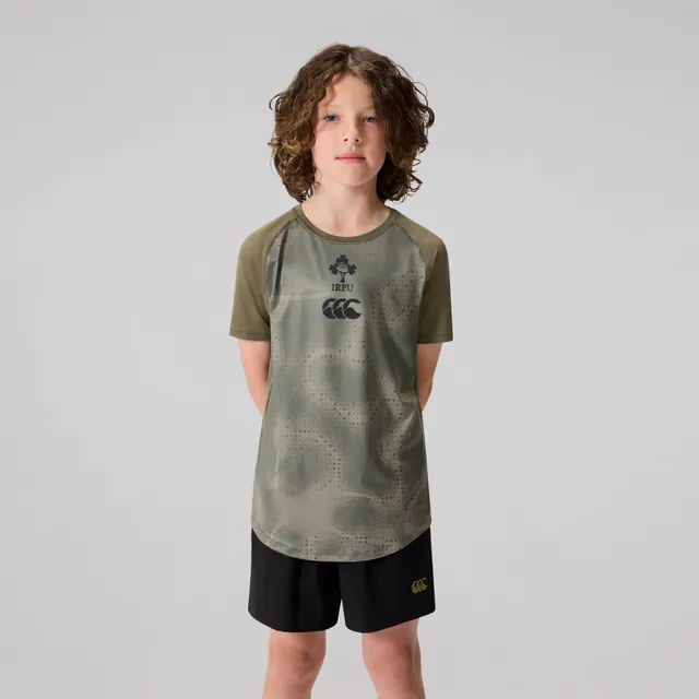 canterbury-ireland-superlight-tee-caqui-junior-unisex image 1