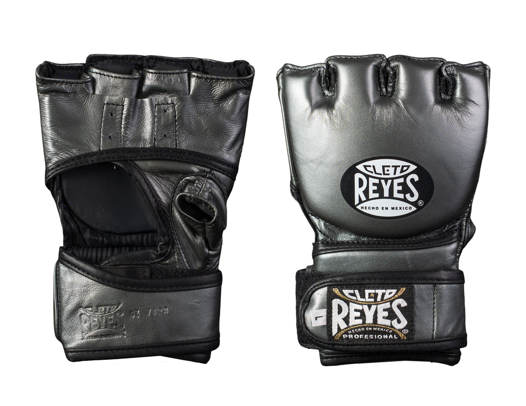 cleto-reyes-guantes-de-pelea-mma-piel-de-res-gris-oxford-doble-cierre-de-contact image 1