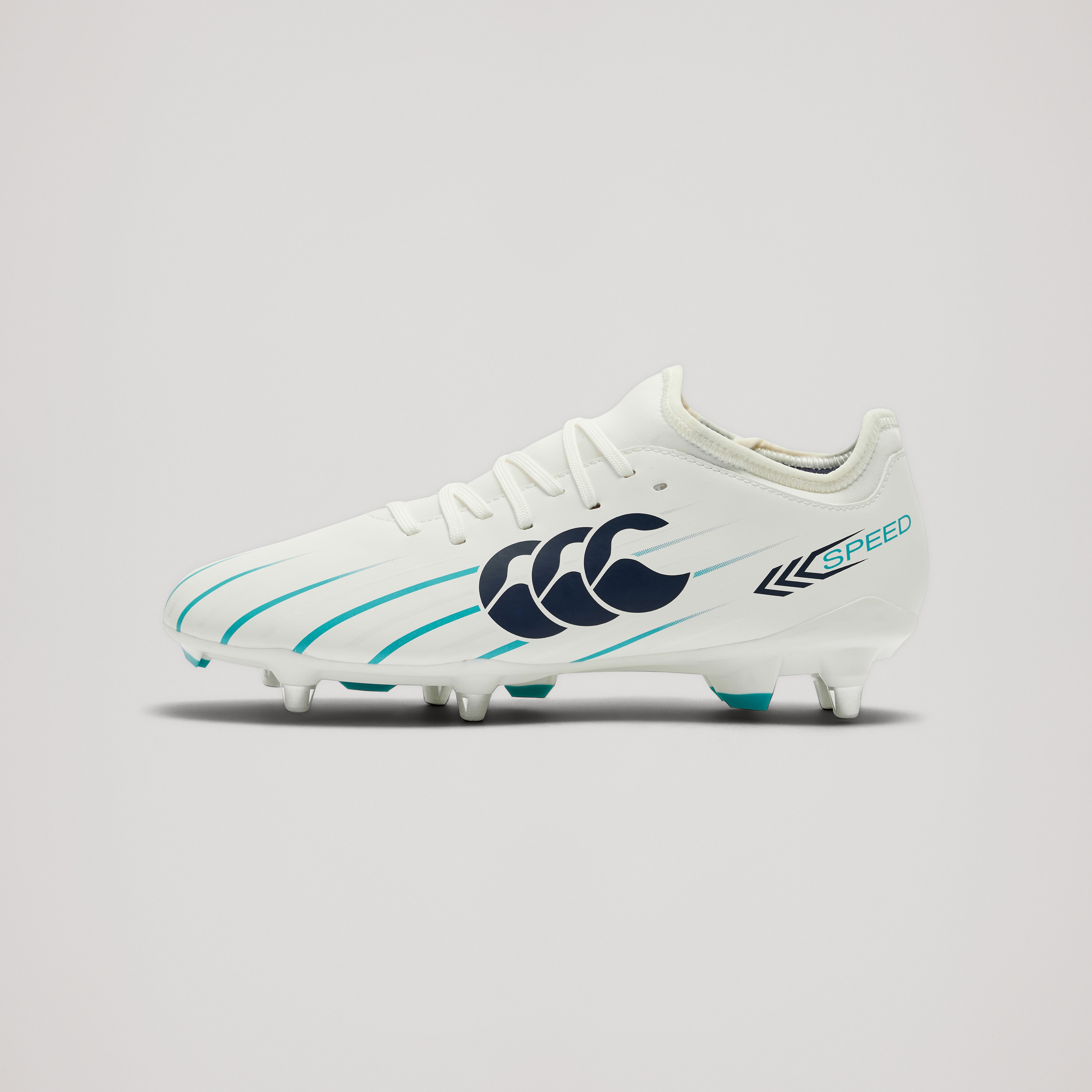 canterbury-speed-falcon-2-0-team-botas-de-rugby-suelo-blando-blancas-para-adulto image 1