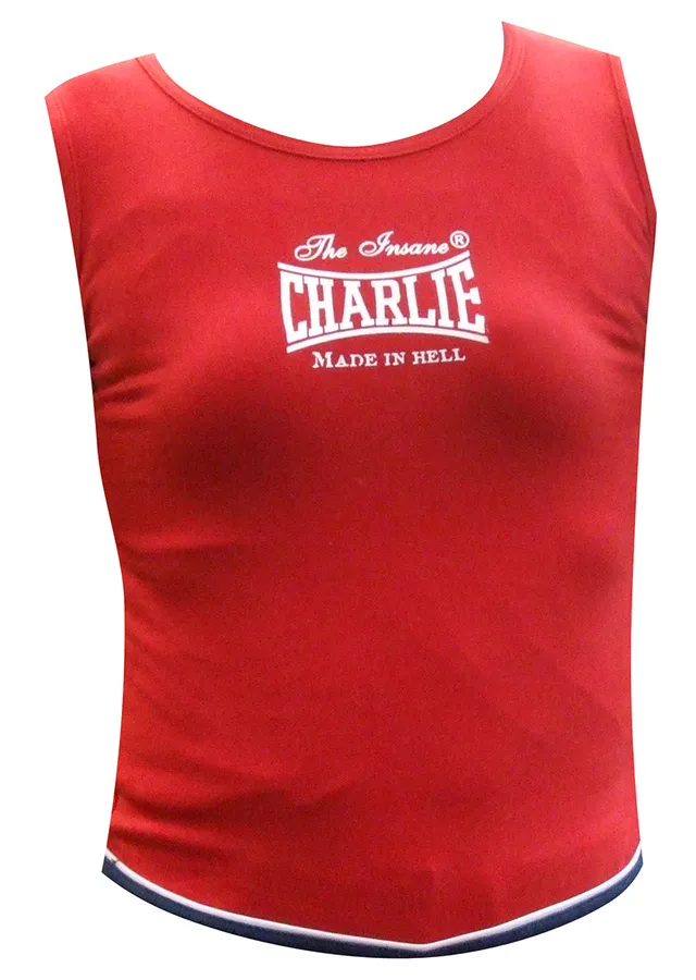 camiseta-la-roja-charlie-boxing-tirantes-con-serigraf-a-en-el-pecho-estilo-retro image 1