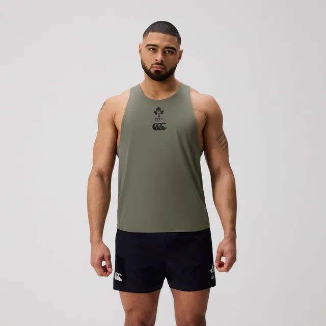 camiseta-de-tirantes-canterbury-ireland-poly-para-hombre-verde-tejido-ligero-y-t image 1