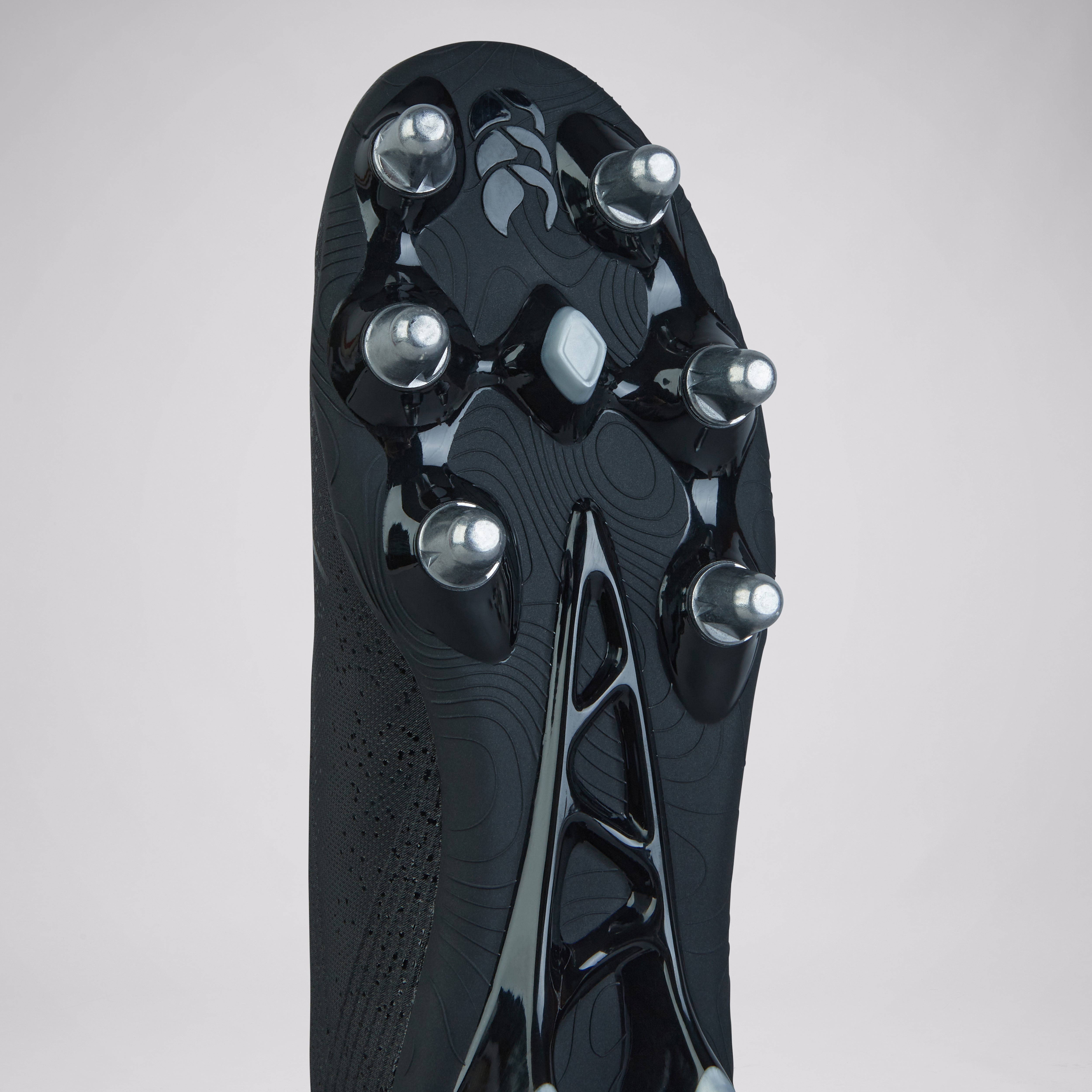 botas-de-rugby-canterbury-stampede-groundbreak-pro-soft-ground-negro-gris image 3