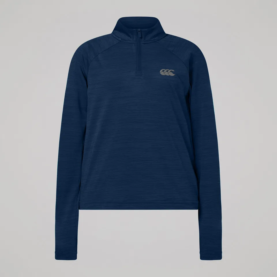 canterbury-tempo-sudadera-de-entrenamiento-1-4-zip-para-junior-unisex-azul-marin image 1