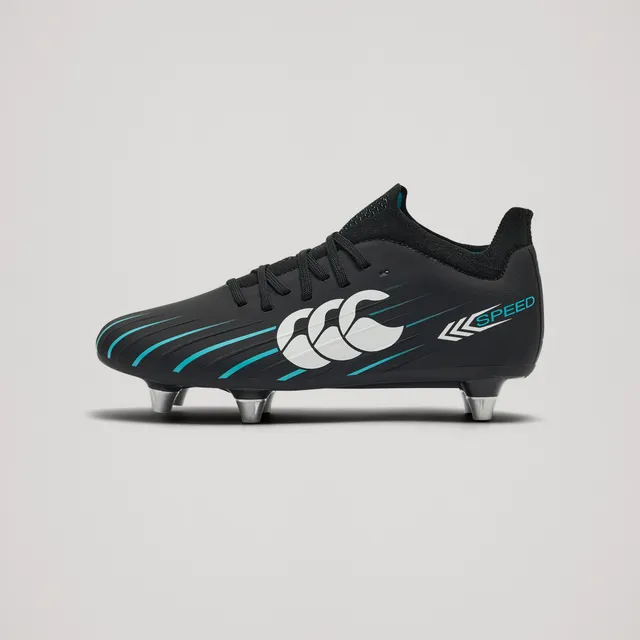 canterbury-speed-falcon-2-0-pro-botas-rugby-suelo-blando-junior-negras image 1