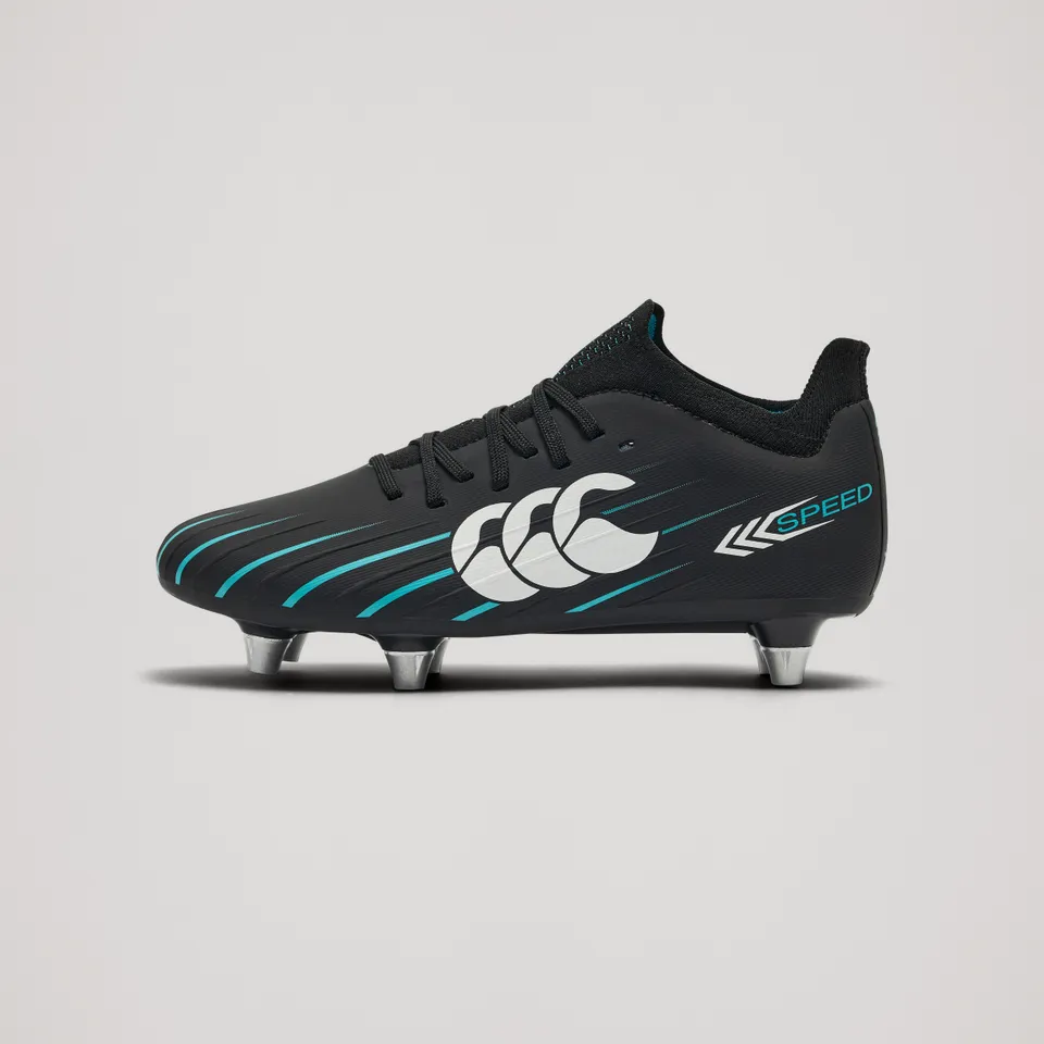 canterbury-speed-falcon-2-0-pro-botas-rugby-suelo-blando-junior-negras image 1