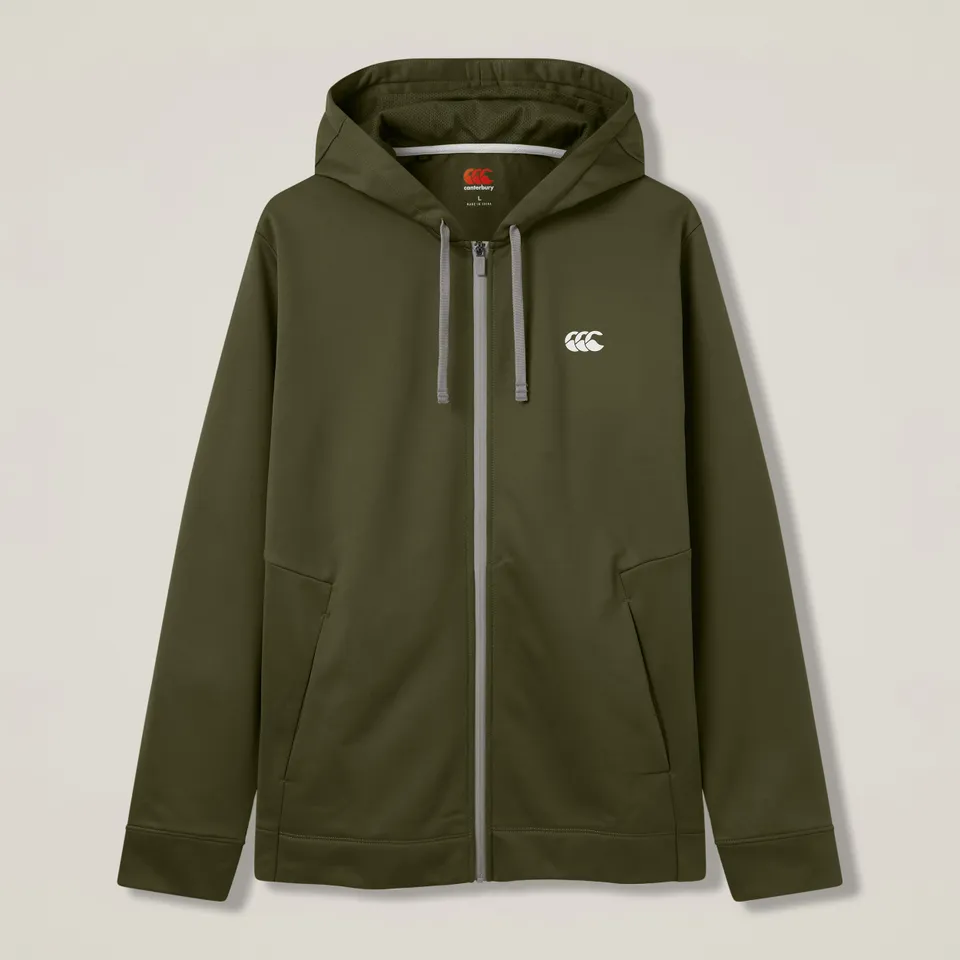 canterbury-mens-tempo-full-zip-hoody-green image 1