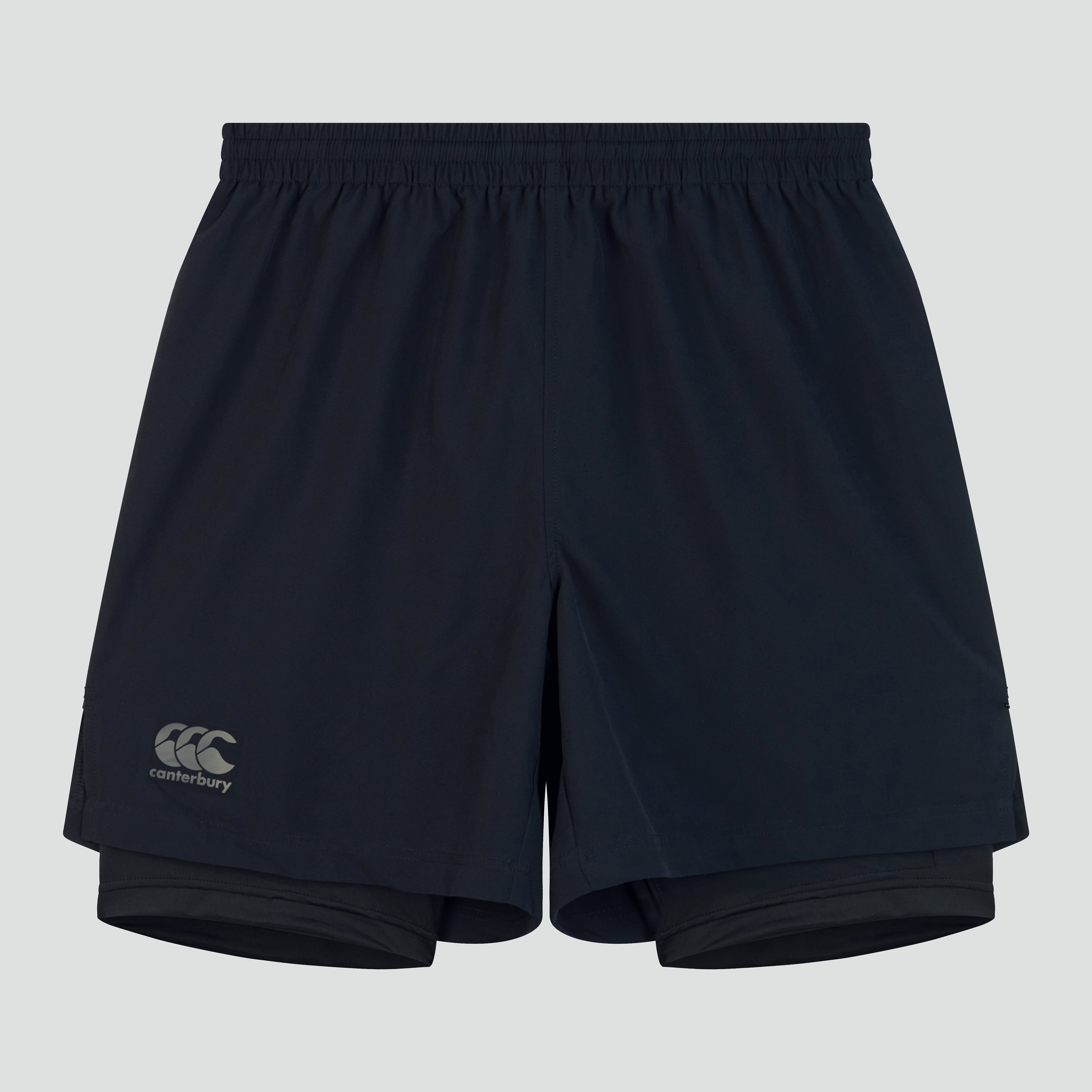 canterbury-vapodri-2-en-1-short-negro-gris-para-hombre image 1