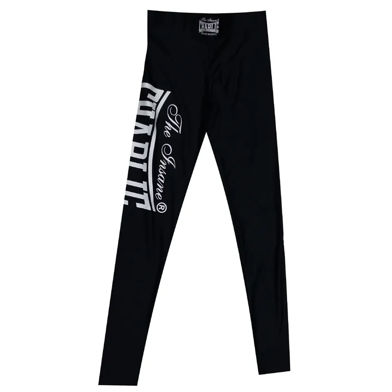 pantal-n-de-lycra-charlie-boxing-negro-blanco-para-boxeo image 1