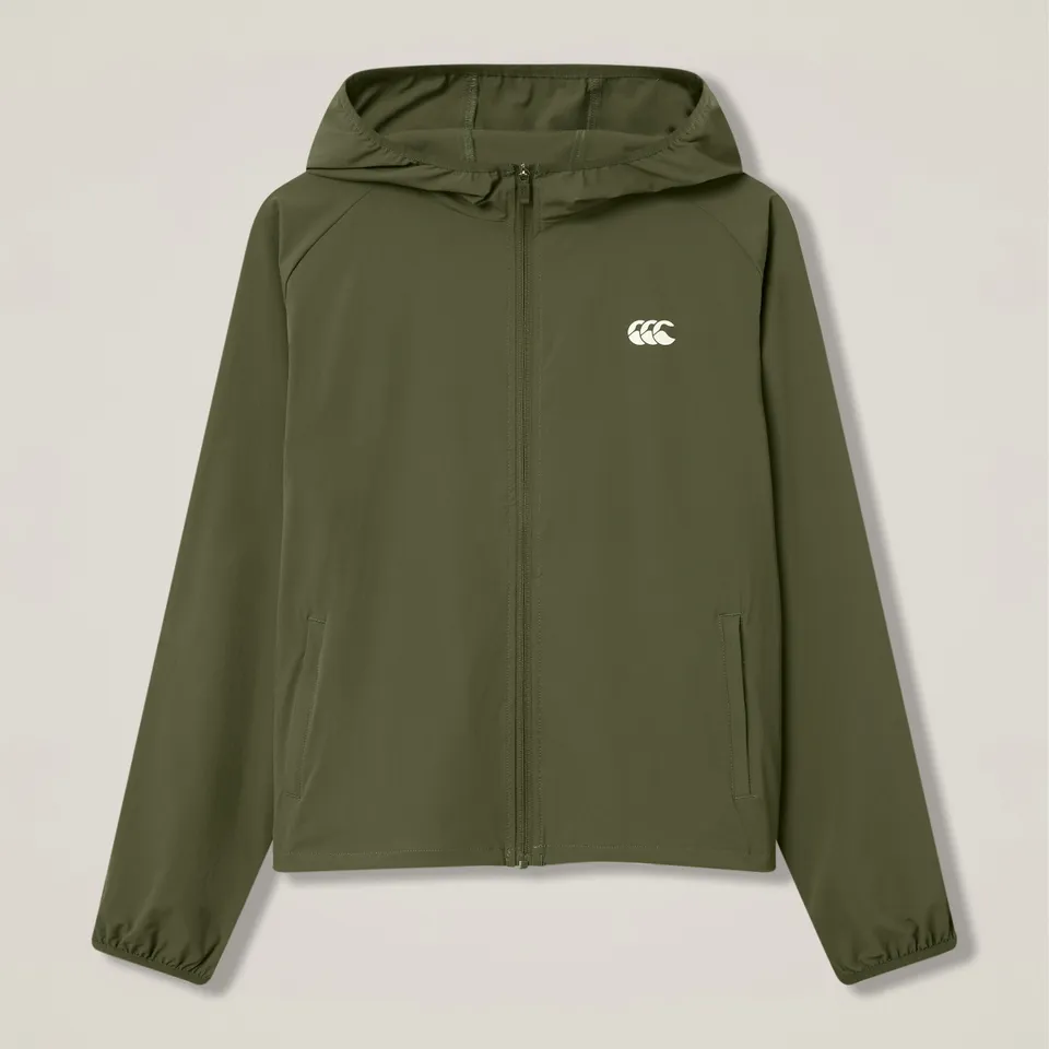canterbury-chaqueta-cortavientos-tempo-packaway-con-cremallera-para-mujer-verde image 1