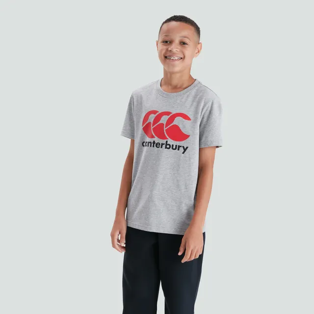 canterbury-ccc-logo-camiseta-junior-unisex-gris image 1