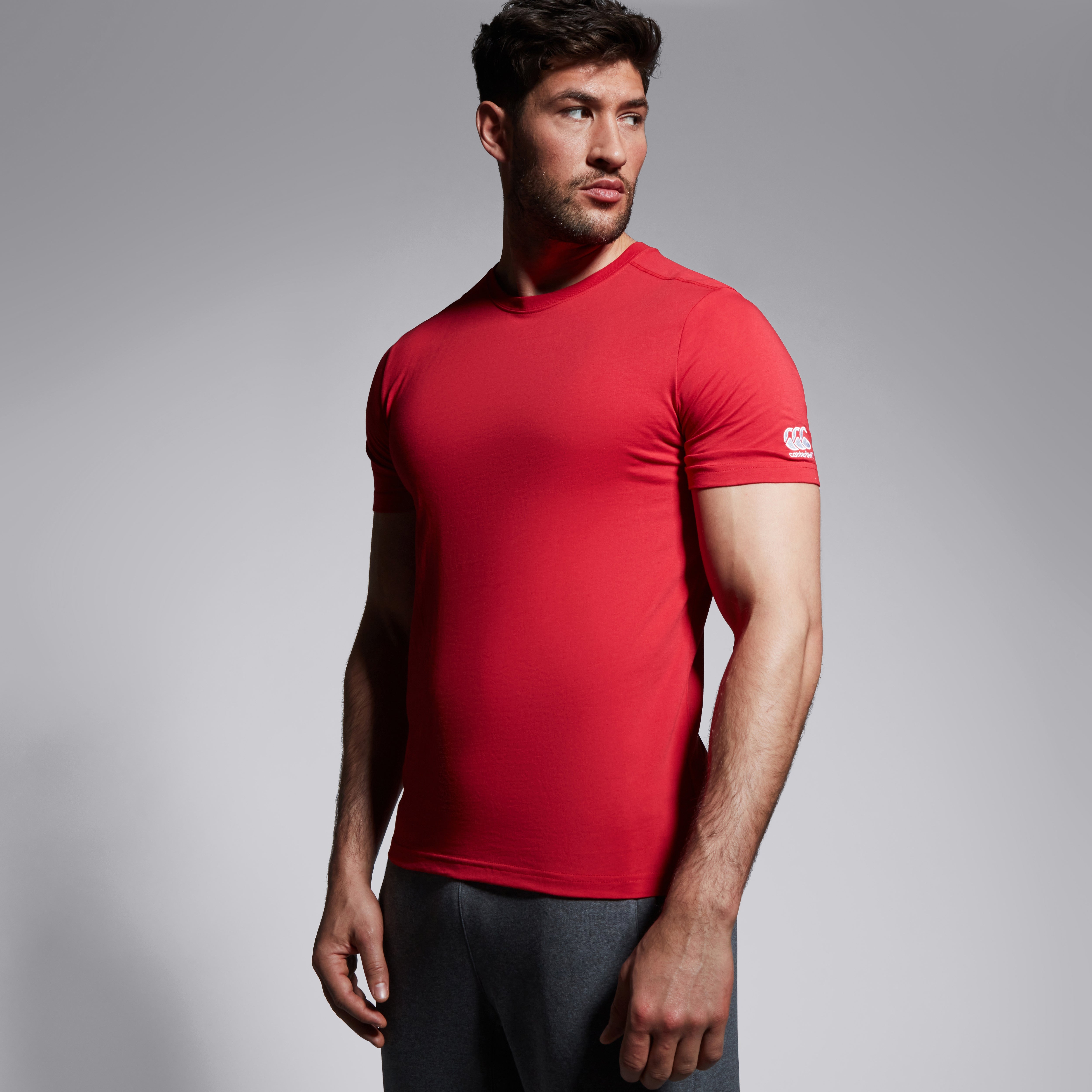 camiseta-canterbury-club-plain-para-hombre-roja image 5