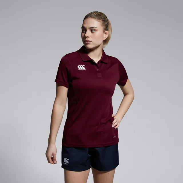 canterbury-club-dry-polo-shirt-maroon image 1