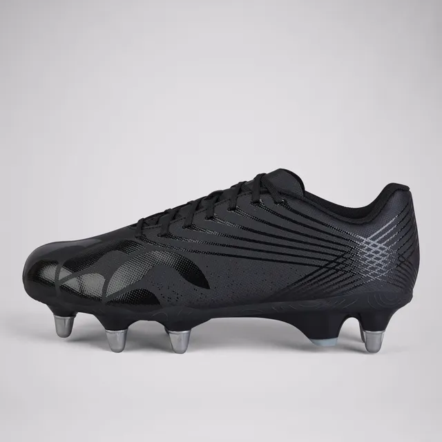 canterbury-stampede-groundbreak-team-soft-ground-botas-de-rugby-negro-gris image 1