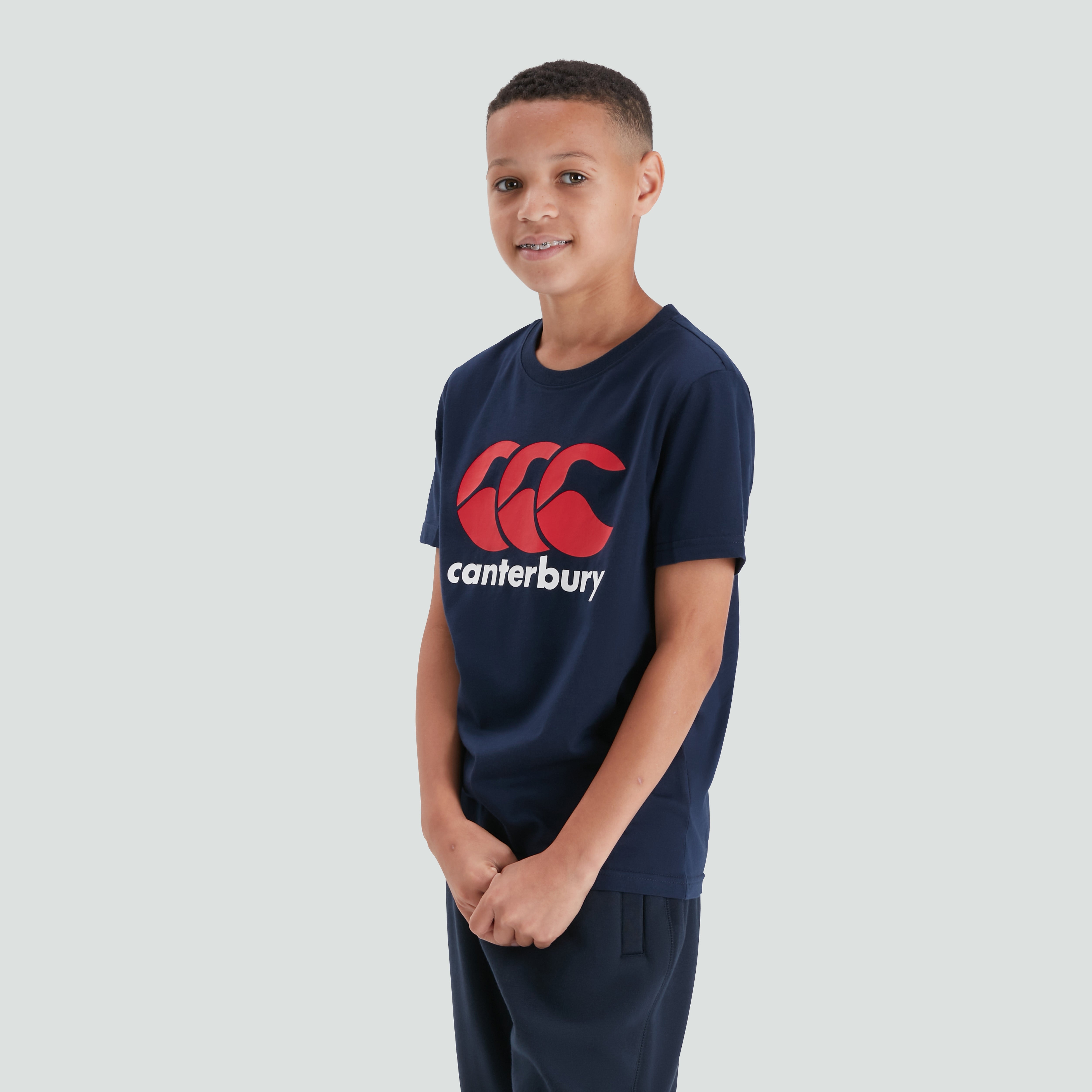 camiseta-canterbury-ccc-logo-junior-unisex-azul-marino image 2