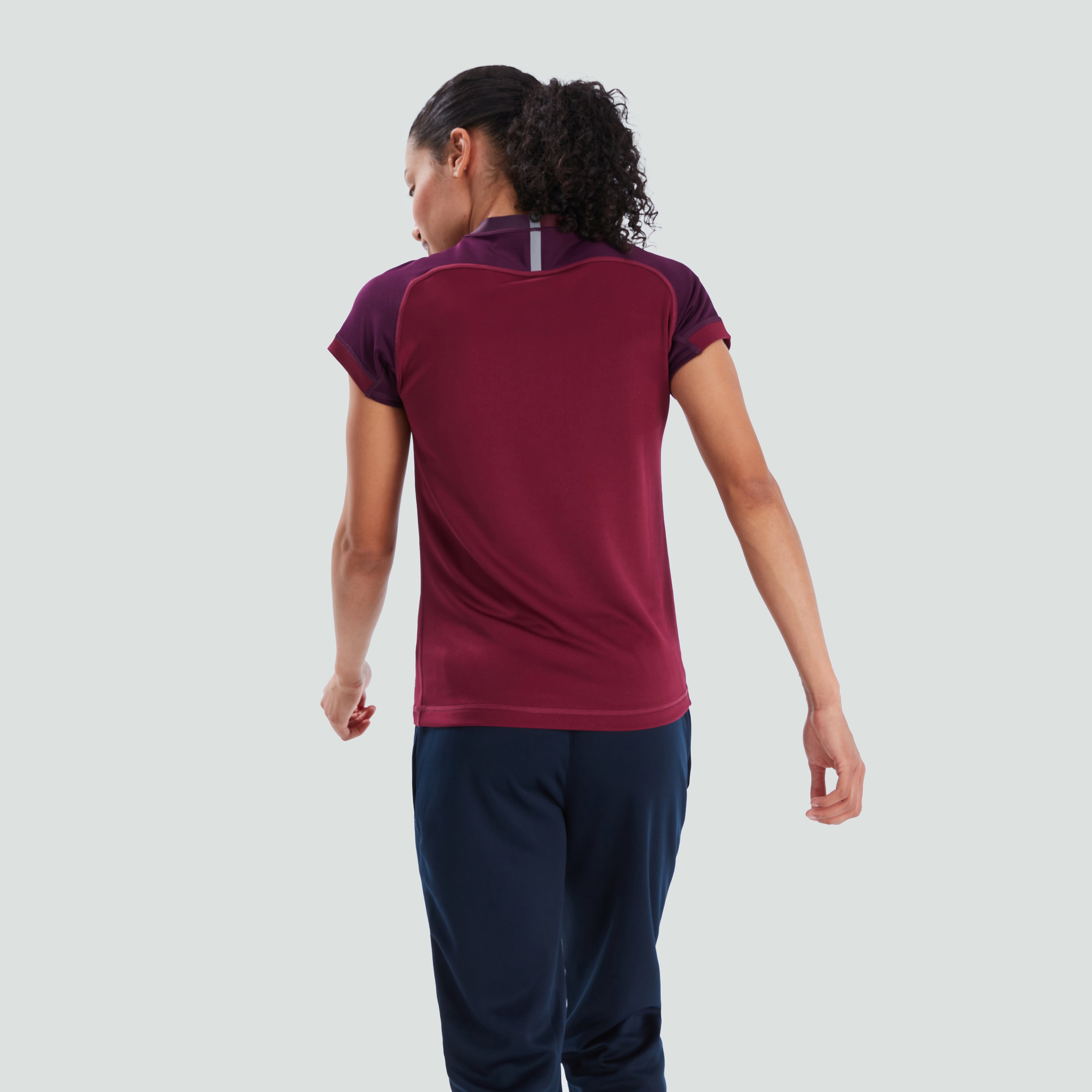 canterbury-vapodri-evader-camiseta-de-rugby-granate-para-mujer-y-unisex image 3