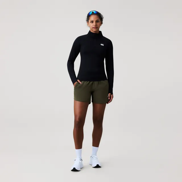 canterbury-tempo-1-4-zip-top-negro-para-mujer image 1