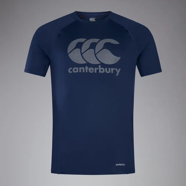 canterbury-mens-large-logo-superlight-tee-navy image 1