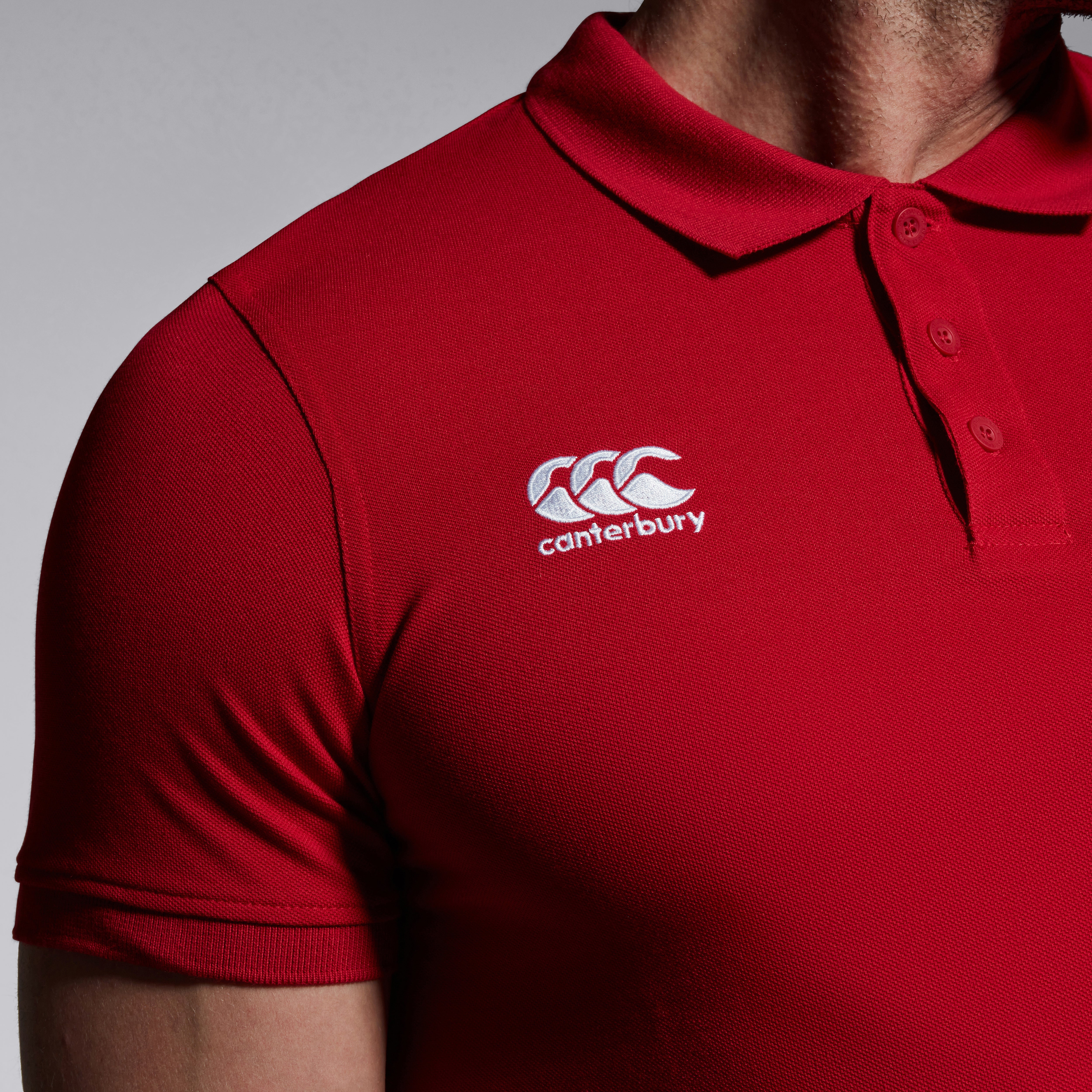 canterbury-waimak-polo-shirt-rojo-para-hombre image 5
