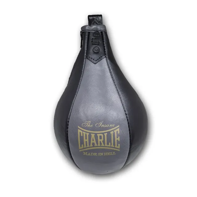 charlie-boxing-pera-de-piel-negra-gris-en-liquidaci-n-saco-de-boxeo-r-pido image 1
