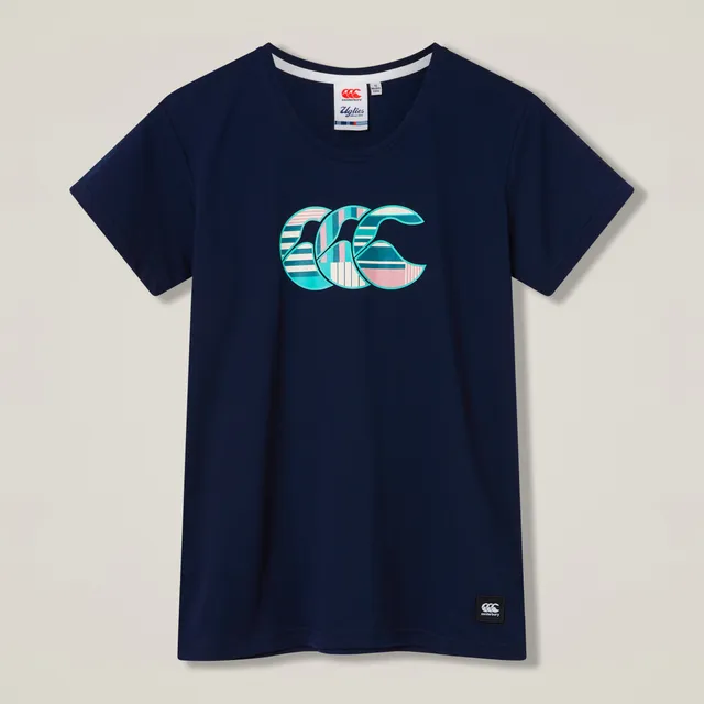 canterbury-uglies-logo-tee-azul-marimno-para-mujer-camiseta-deportiva-de-corte-e image 1