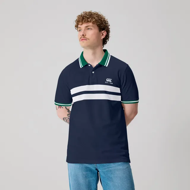 canterbury-chest-stripe-ccc-polo-azul-marino-para-hombre image 1