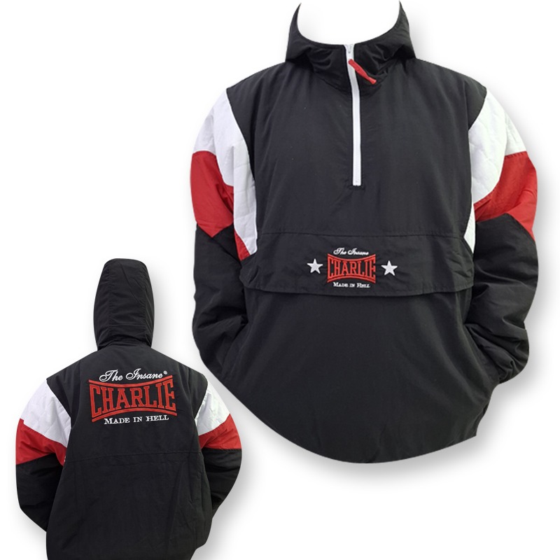 charlie-boxing-anorak-kangaroo-abrigo-de-poli-ster-con-cremallera-lateral-y-bols image 2
