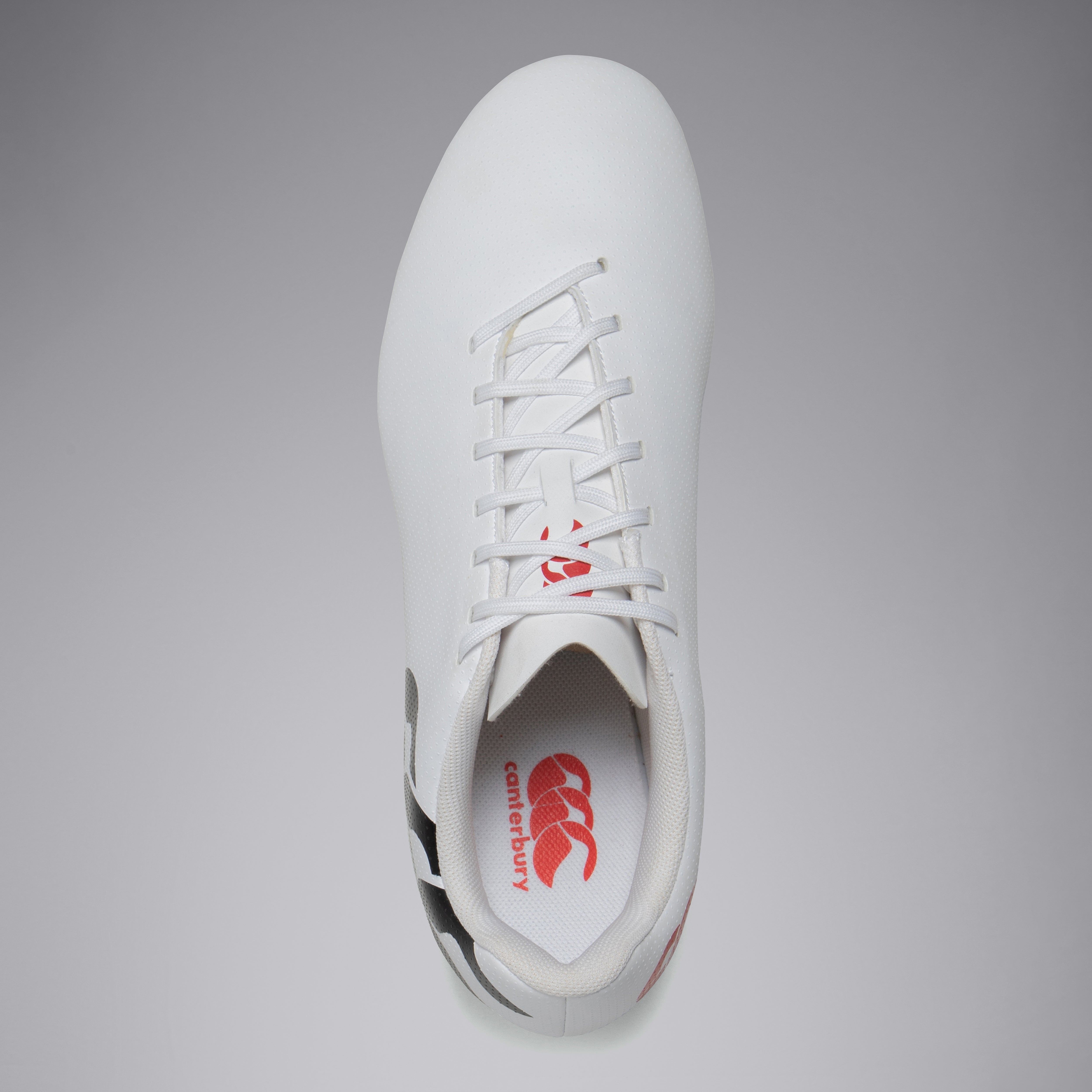 botas-de-rugby-canterbury-speed-raze-soft-ground-negro-rojo-blanco image 4