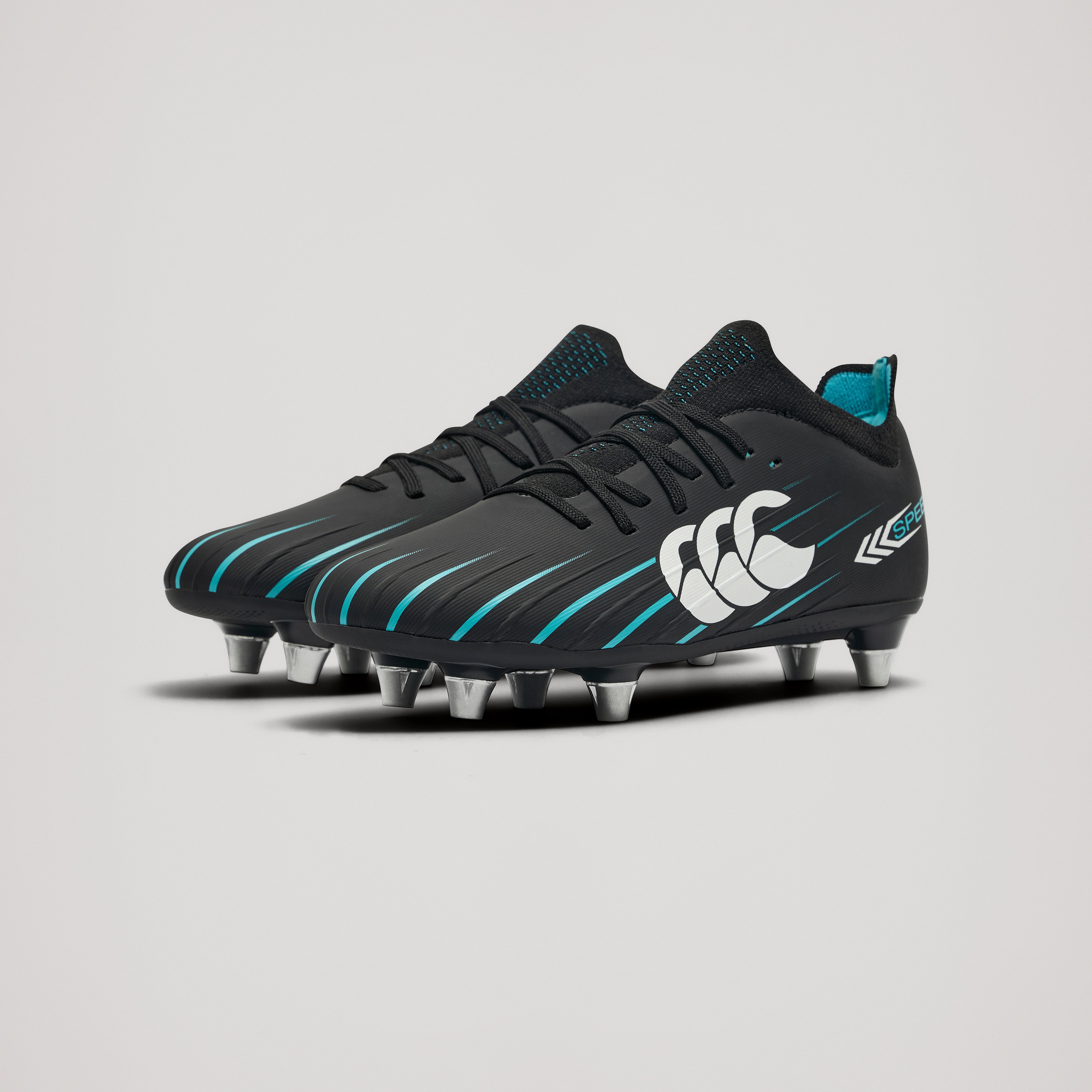 canterbury-speed-falcon-2-0-pro-botas-rugby-suelo-blando-junior-negras image 4