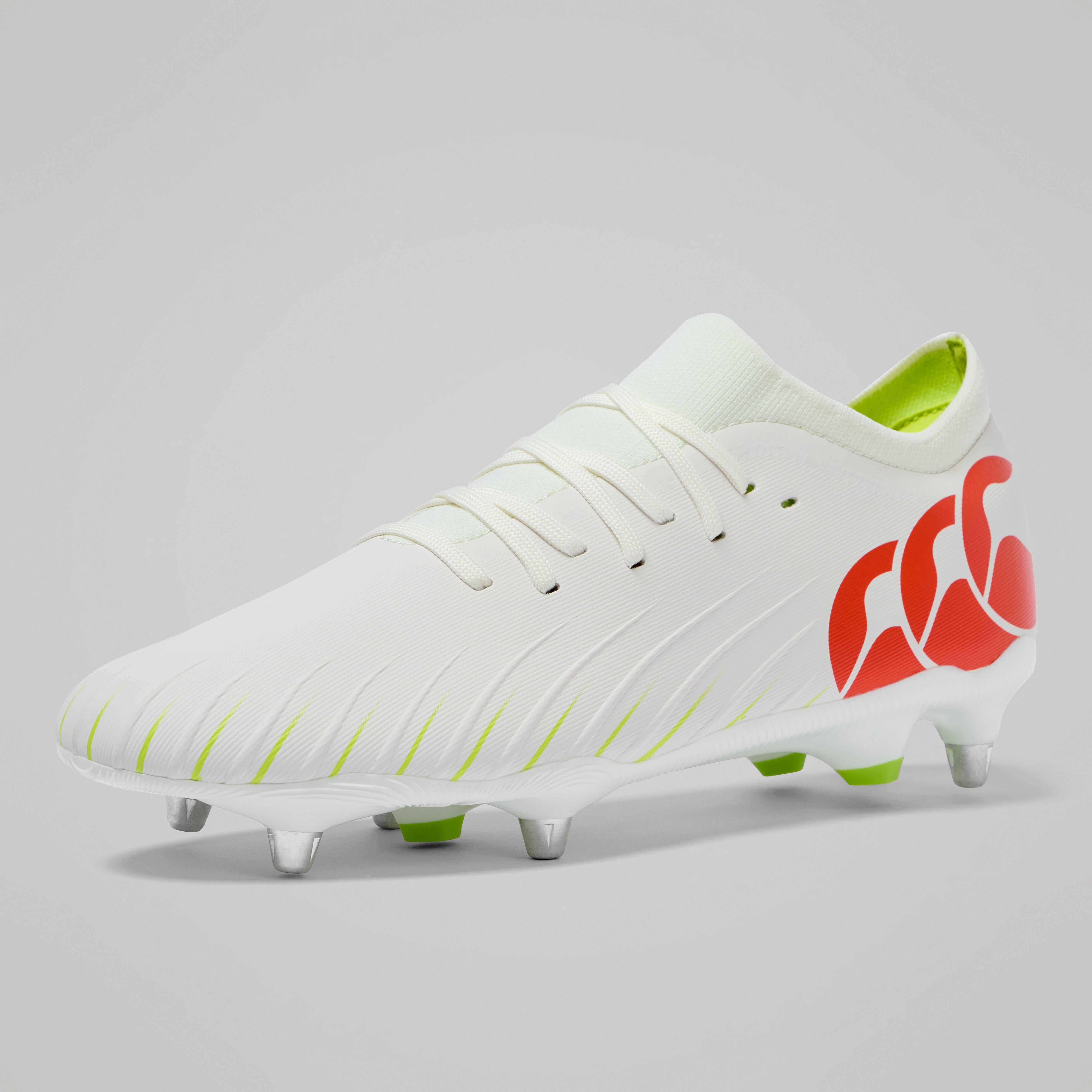 botas-de-rugby-speed-falcon-pro-soft-ground-unisex-blancas-canterbury image 4