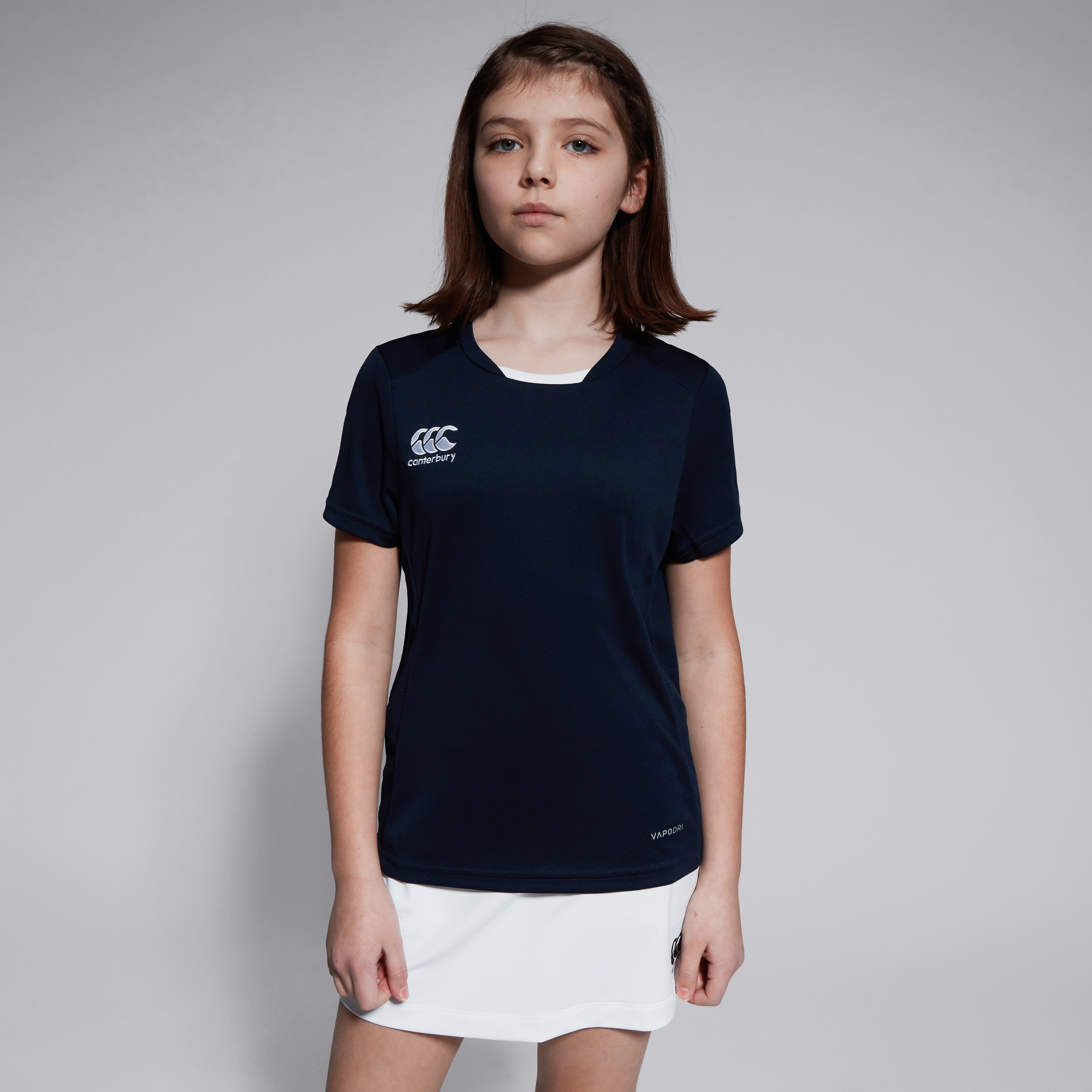canterbury-club-dry-camiseta-junior-unisex-azul-marino image 4