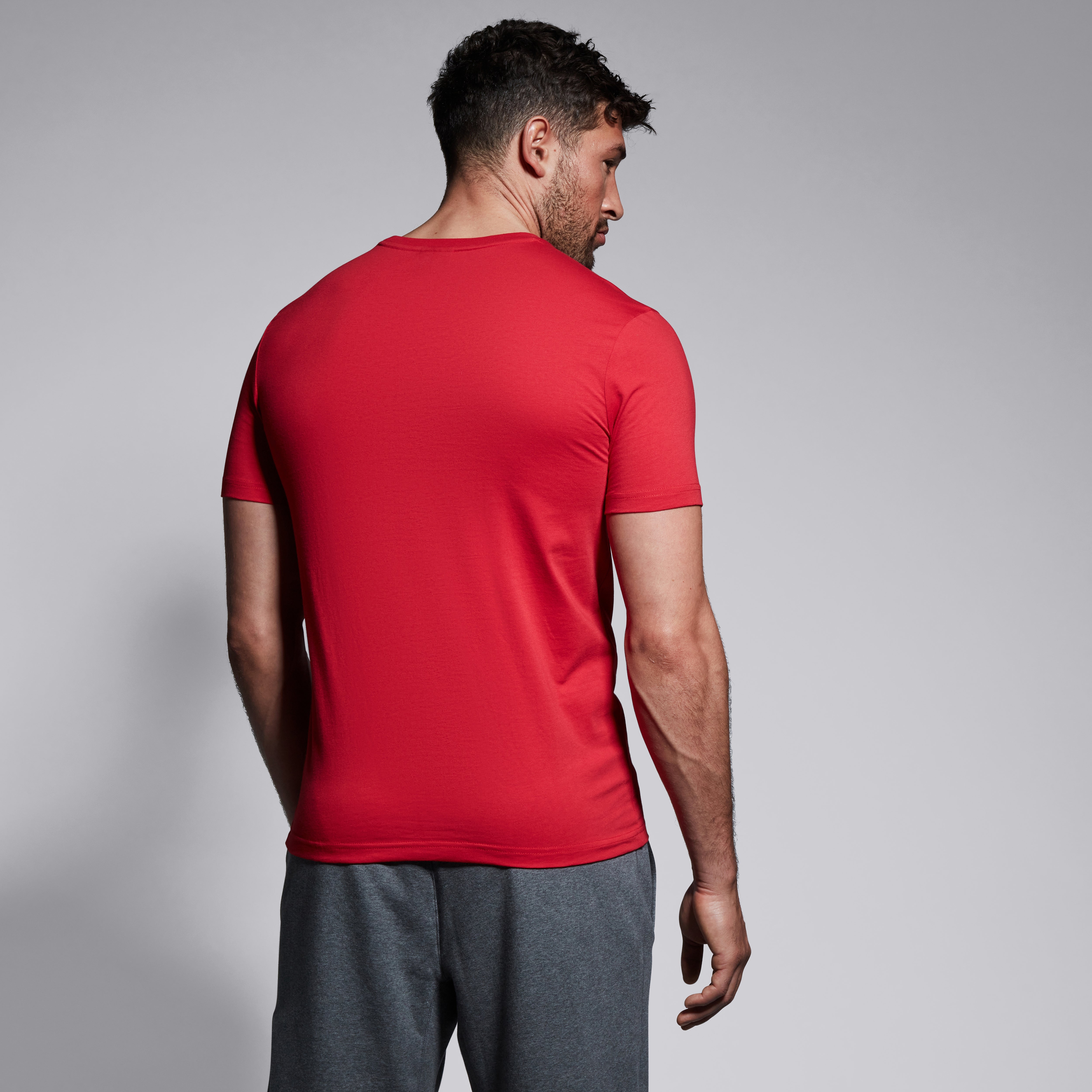 camiseta-canterbury-club-plain-para-hombre-roja image 2