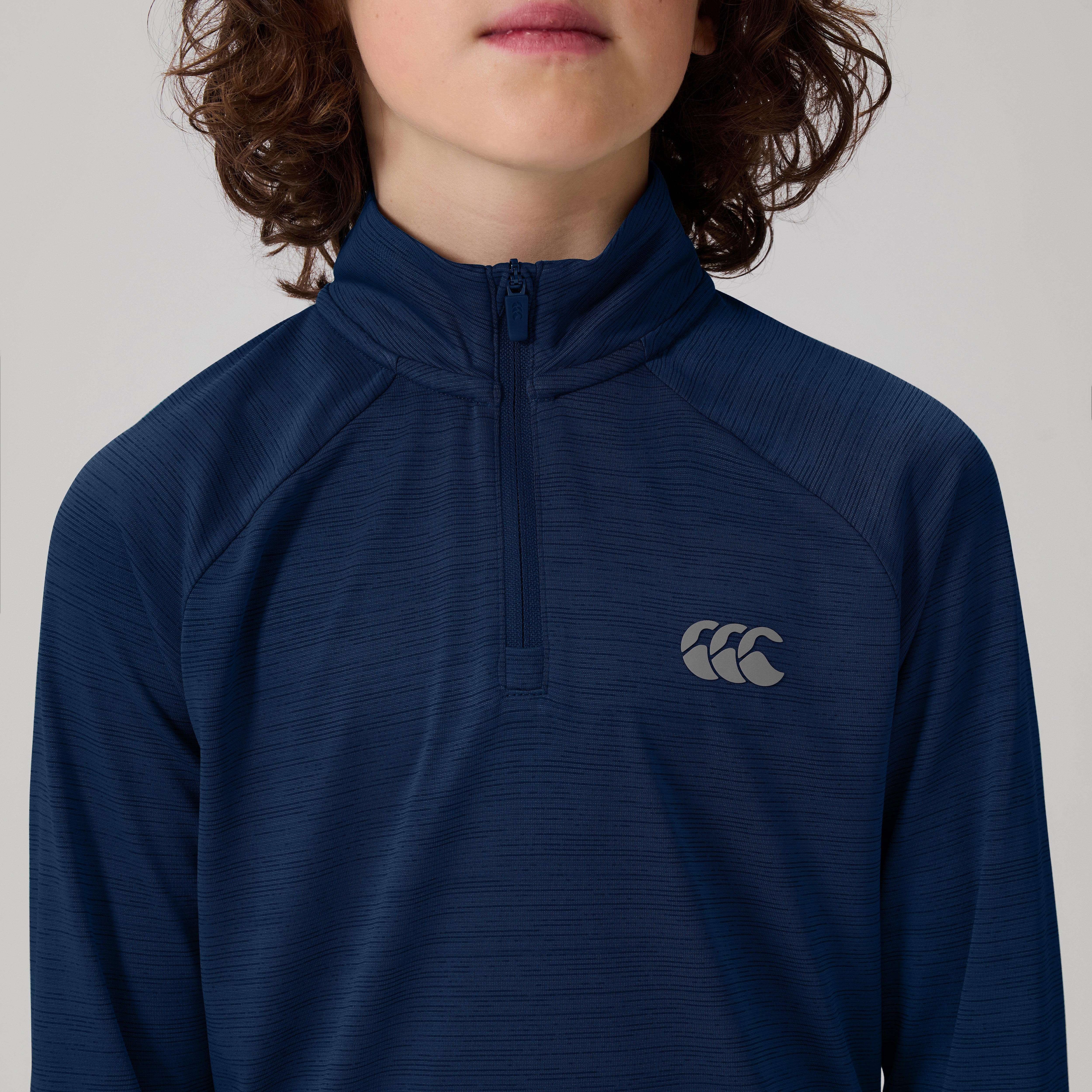 canterbury-tempo-sudadera-de-entrenamiento-1-4-zip-para-junior-unisex-azul-marin image 7