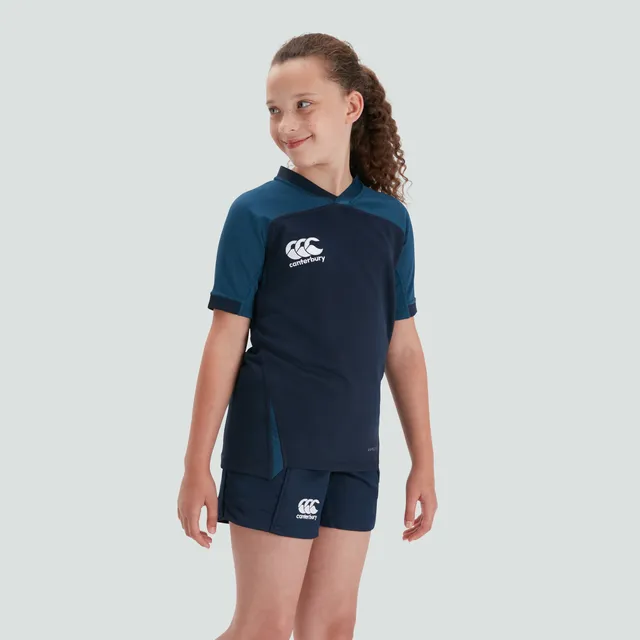 canterbury-vapodri-evader-camiseta-de-rugby-junior-unisex-azul-marino image 1