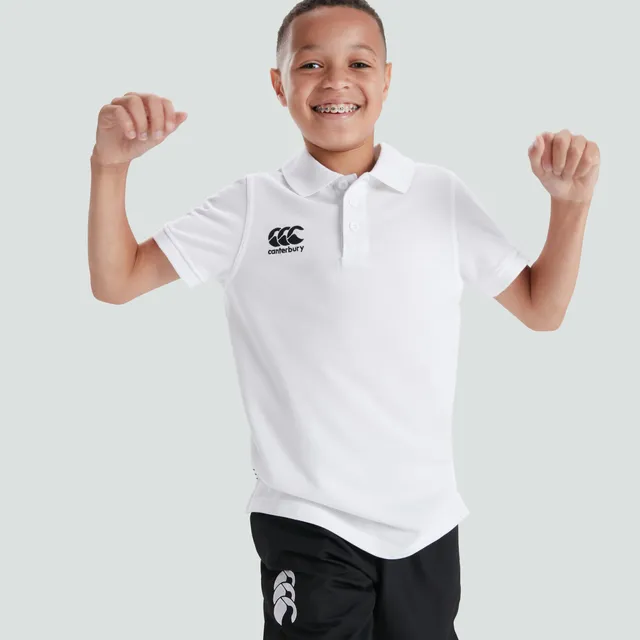 canterbury-waimak-polo-shirt-blanco-junior-unisex image 1