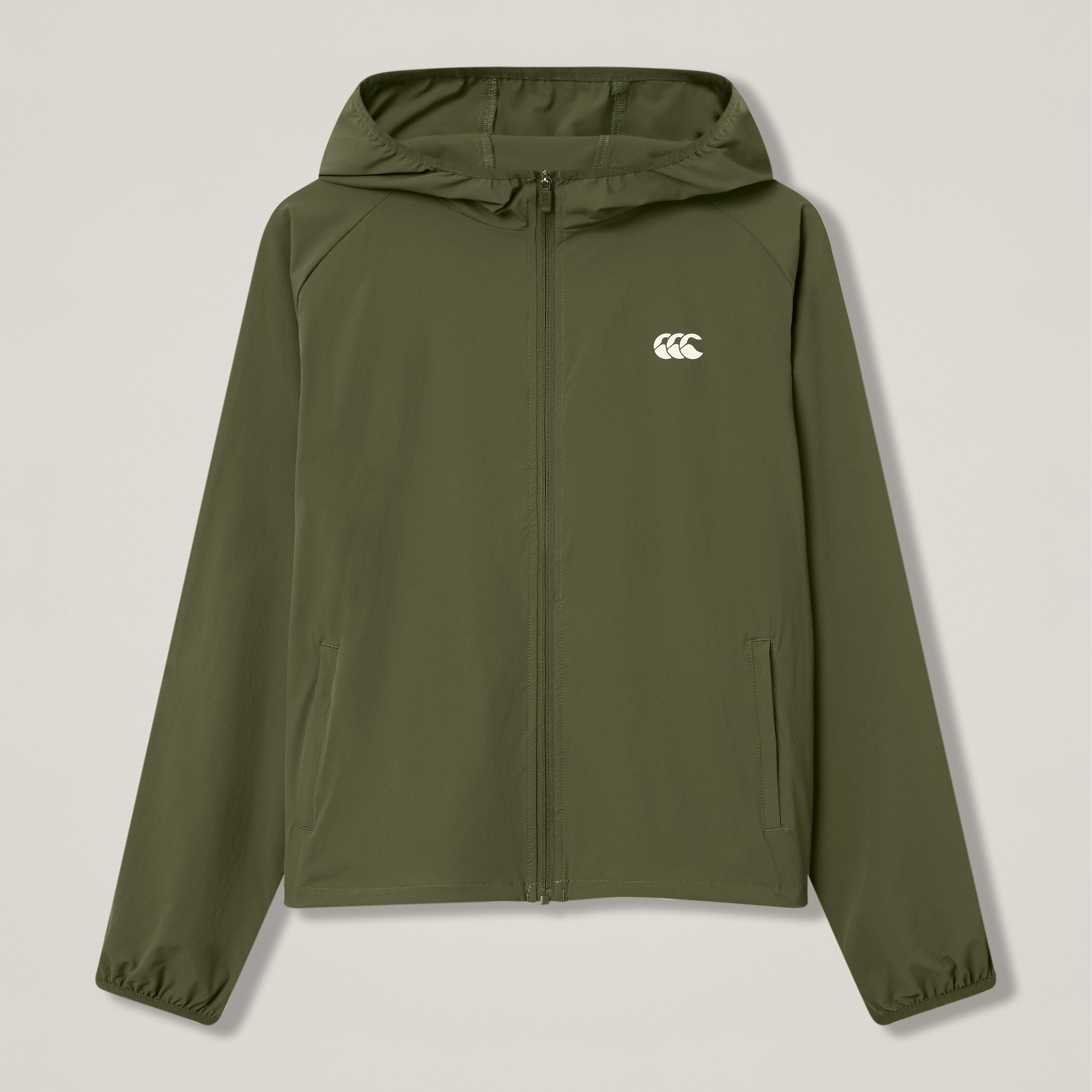 canterbury-chaqueta-cortavientos-tempo-packaway-con-cremallera-para-mujer-verde image 1