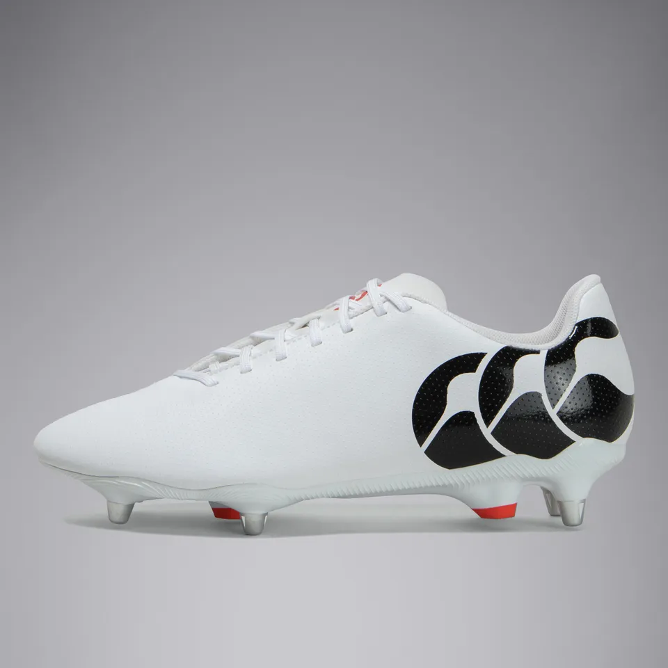 botas-de-rugby-canterbury-speed-raze-soft-ground-negro-rojo-blanco image 1