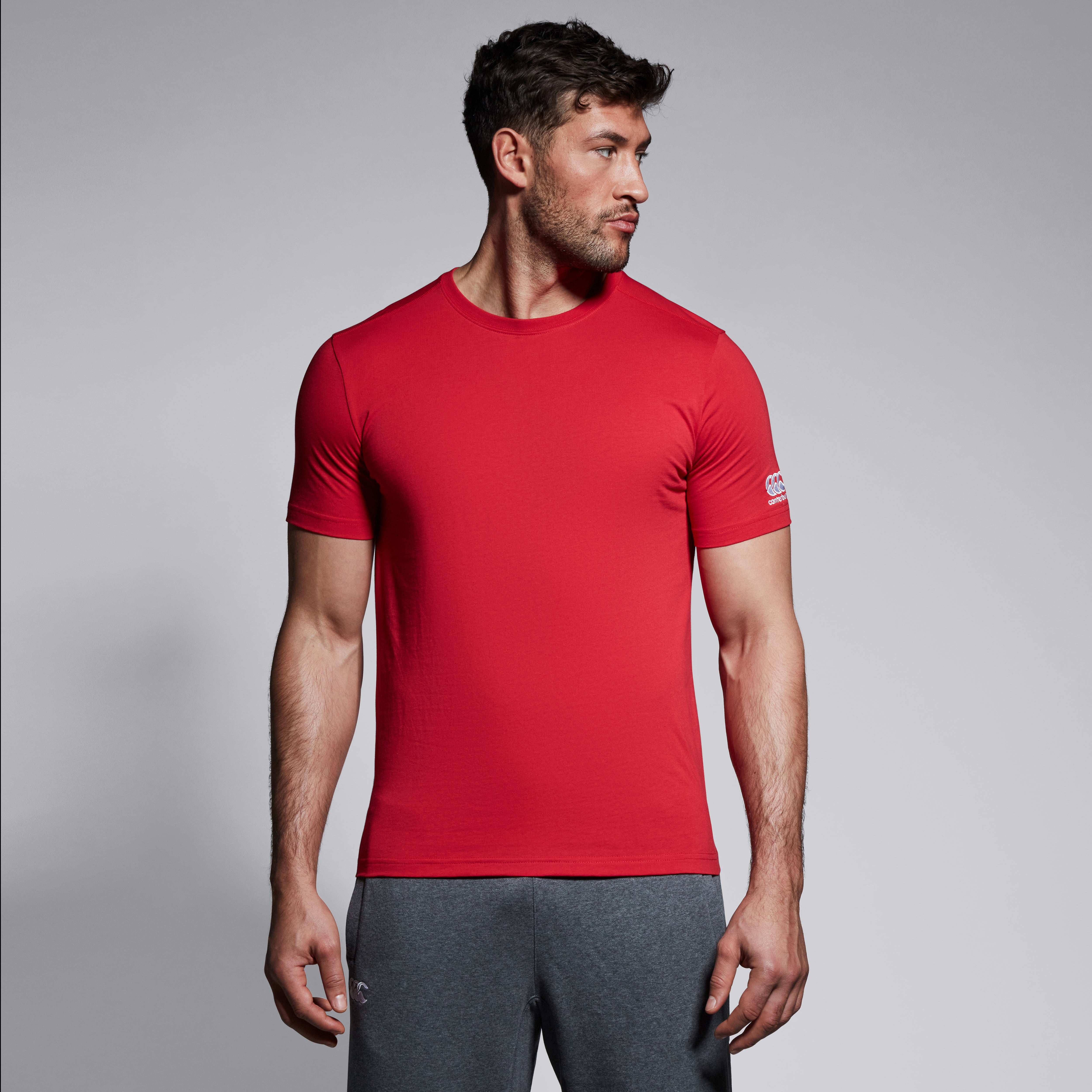 camiseta-canterbury-club-plain-para-hombre-roja image 4