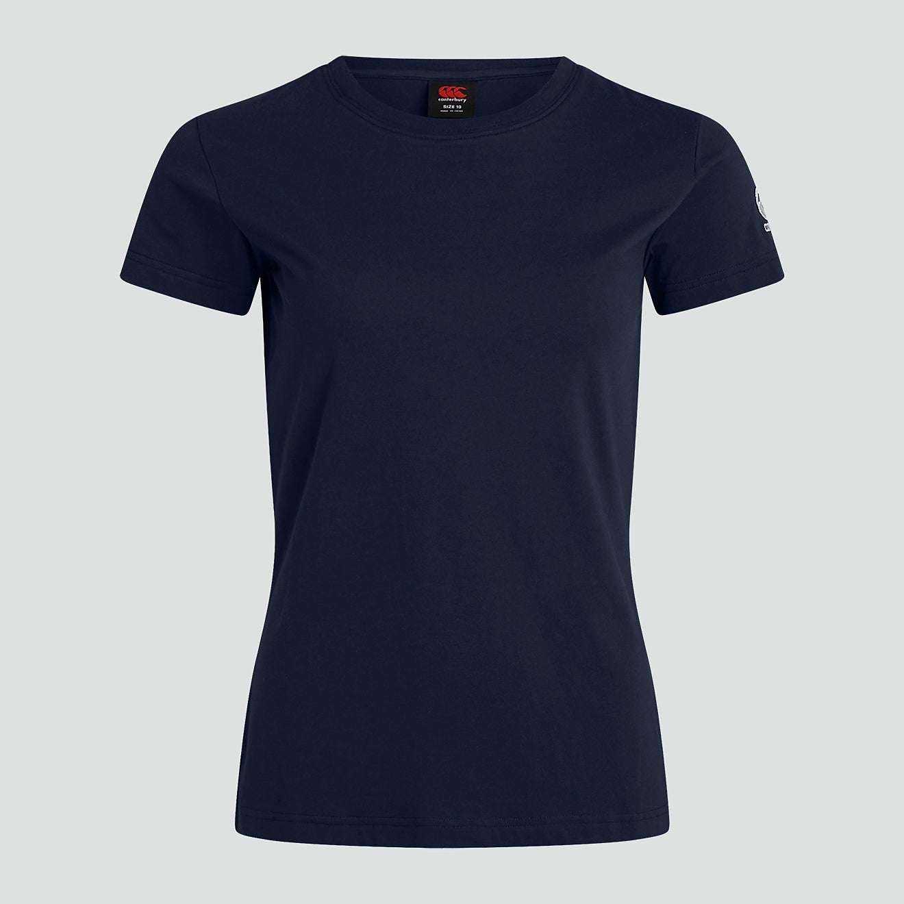 canterbury-club-plain-camiseta-de-manga-corta-para-mujer-azul-marino image 1