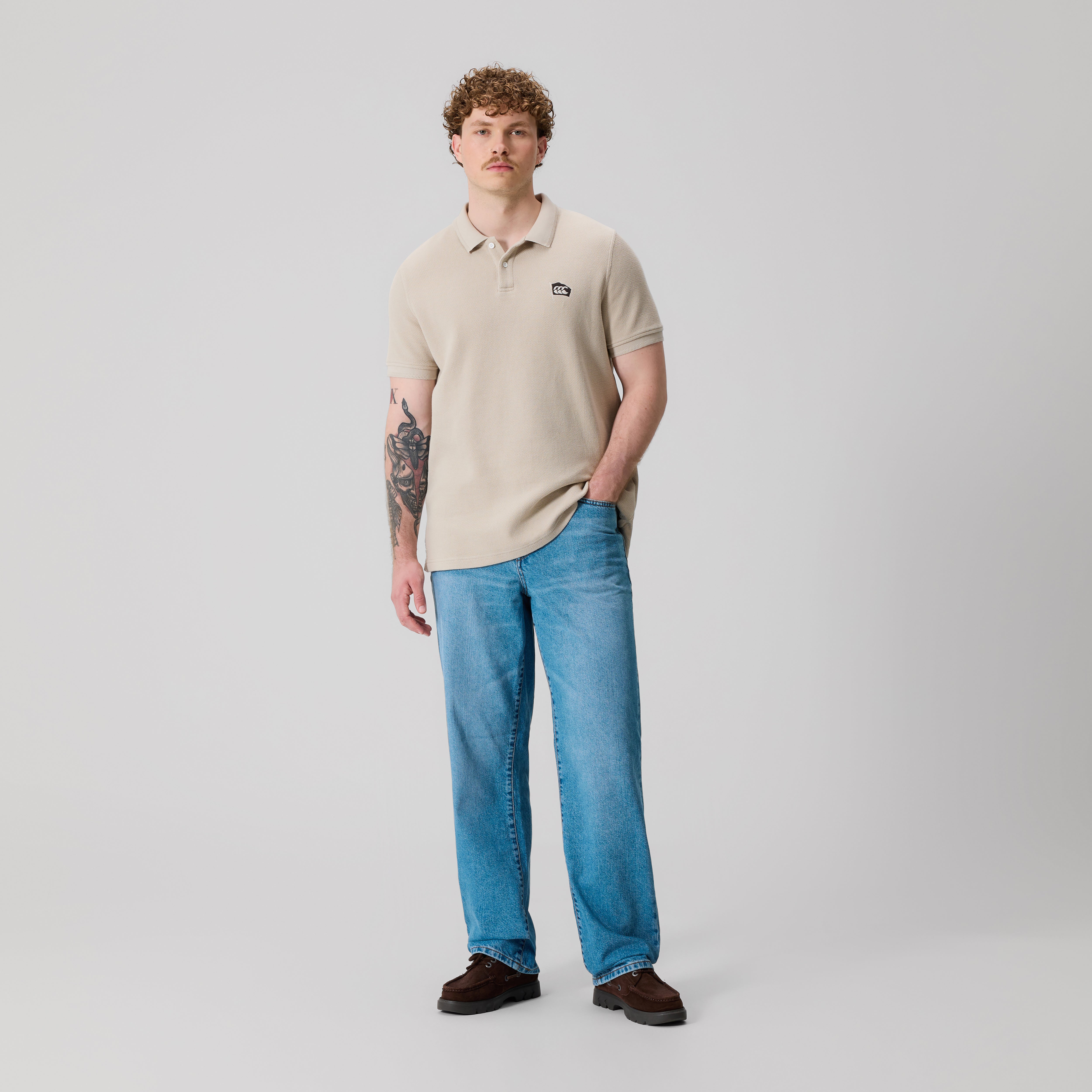 canterbury-ccc-classic-polo-beige-para-hombre image 3