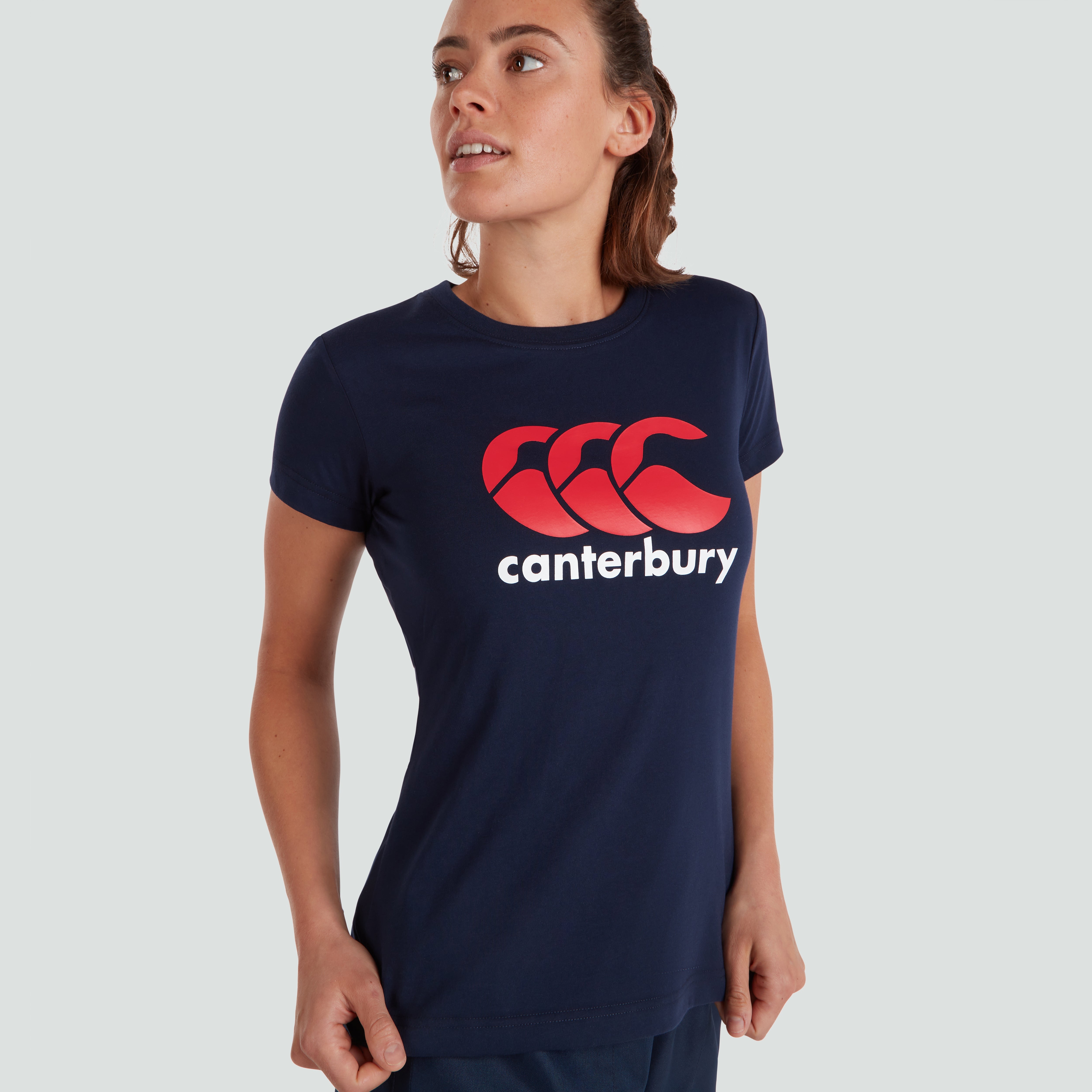 camiseta-canterbury-ccc-logo-mujer-azul-marino image 2