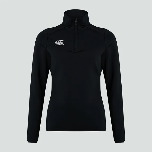 canterbury-womens-club-1-4-zip-mid-layer-training-top-black-sudadera-de-entrenam image 1