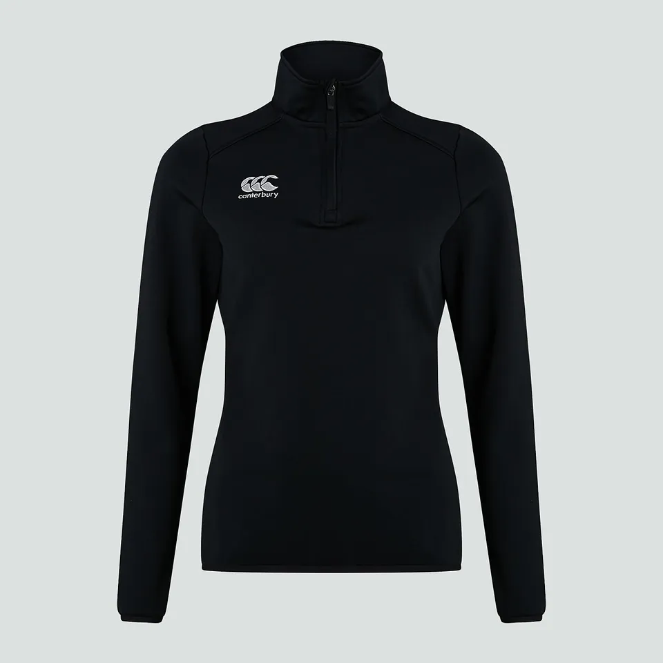 canterbury-womens-club-1-4-zip-mid-layer-training-top-black-sudadera-de-entrenam image 1