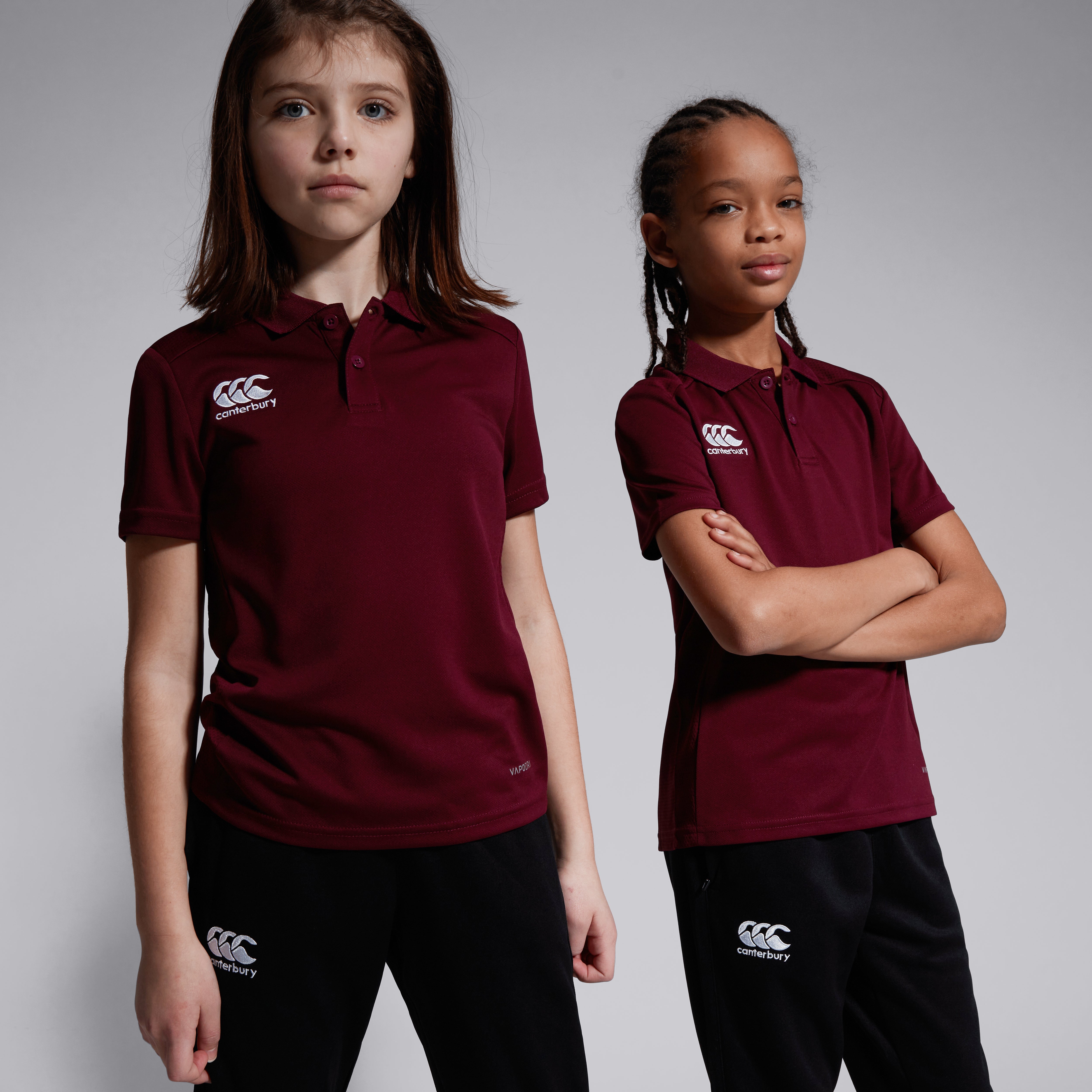 canterbury-club-dry-polo-shirt-granate-para-junior-unisex image 4